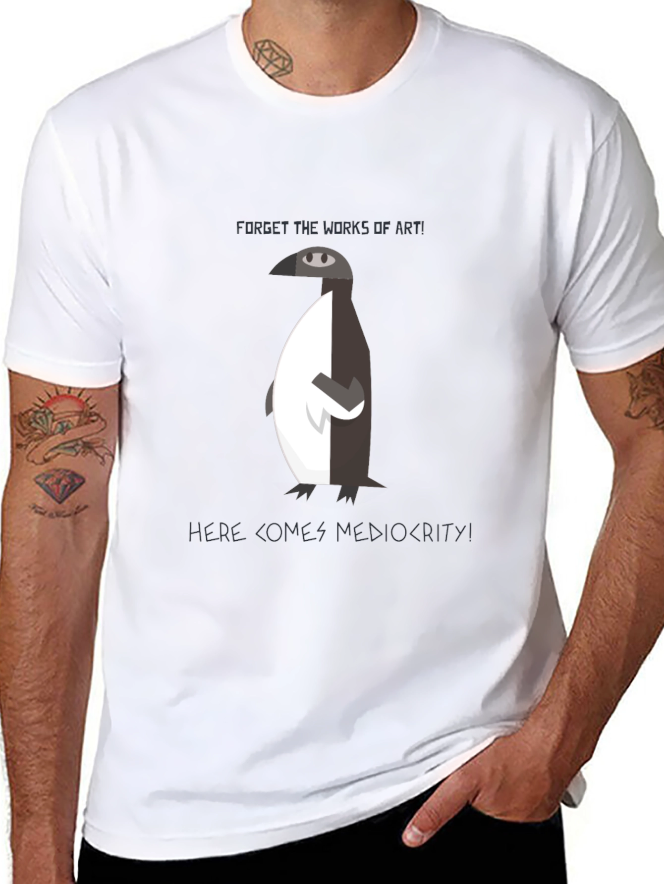 Forget Art Embrace Mediocrity T-Shirt