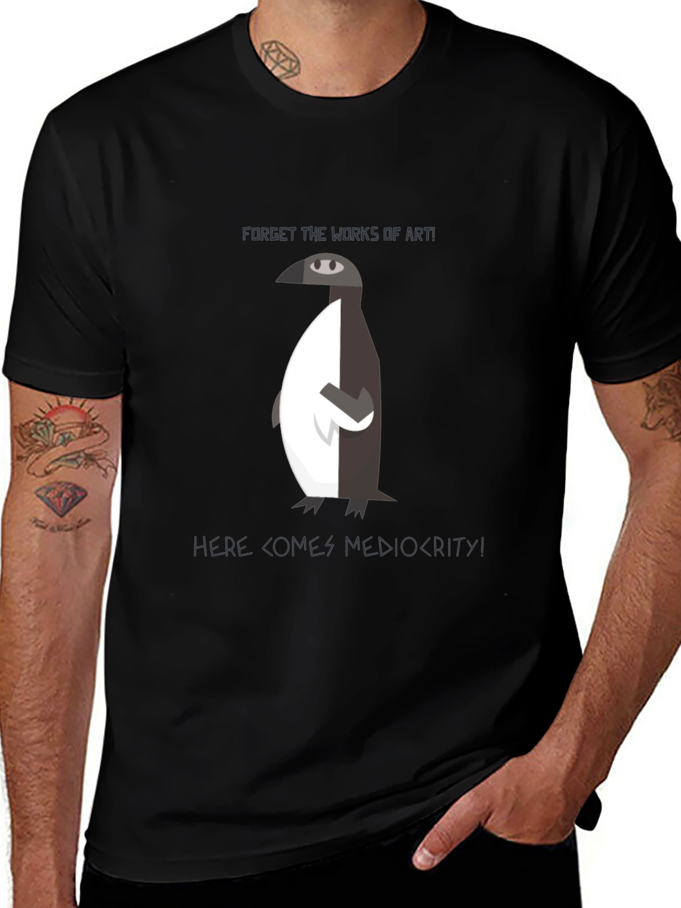 Forget Art Embrace Mediocrity T-Shirt