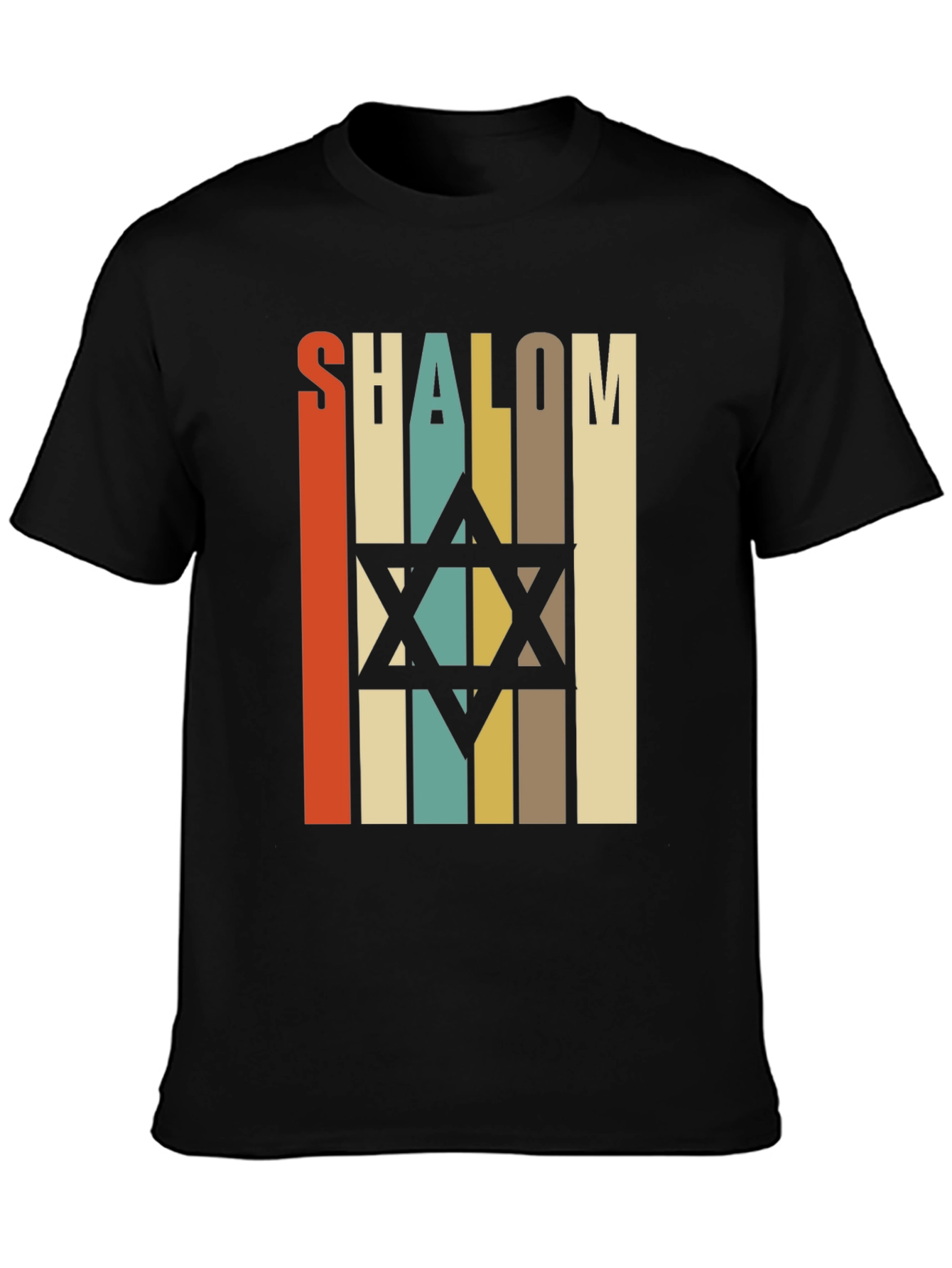 Shalom Star of David Retro T-Shirt