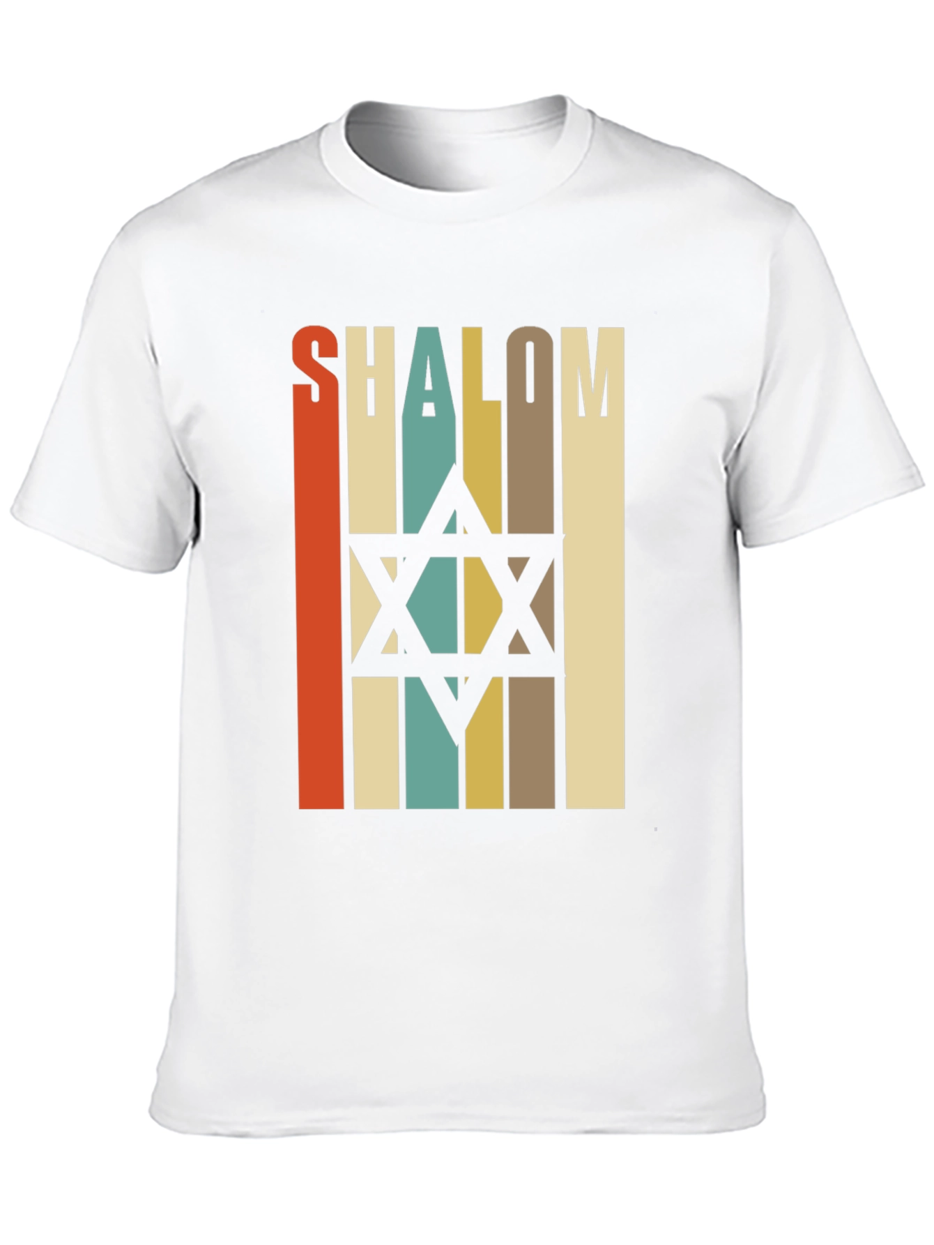 Shalom Star of David Retro T-Shirt