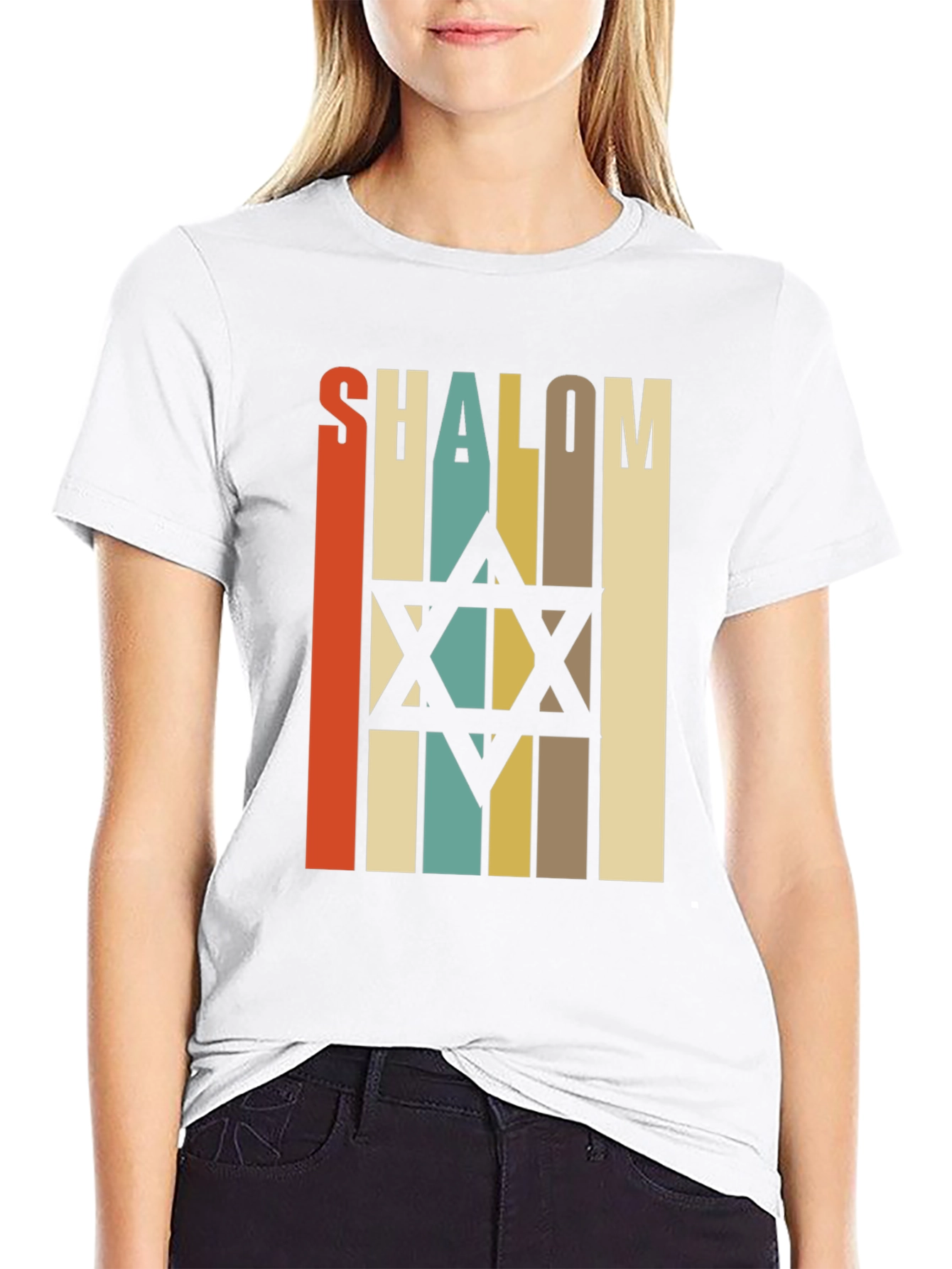 Shalom Star of David Retro T-Shirt