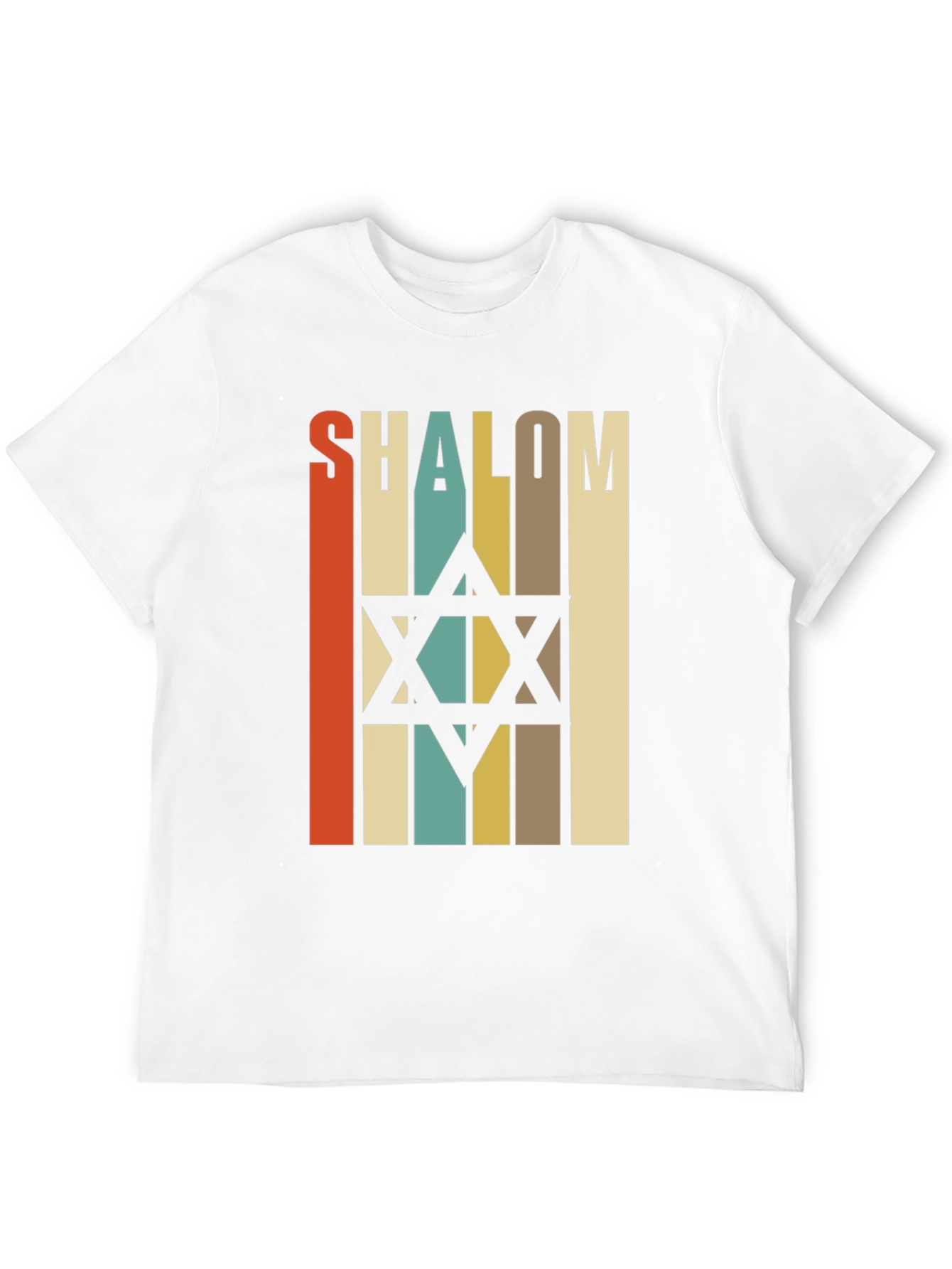 Shalom Star of David Retro T-Shirt