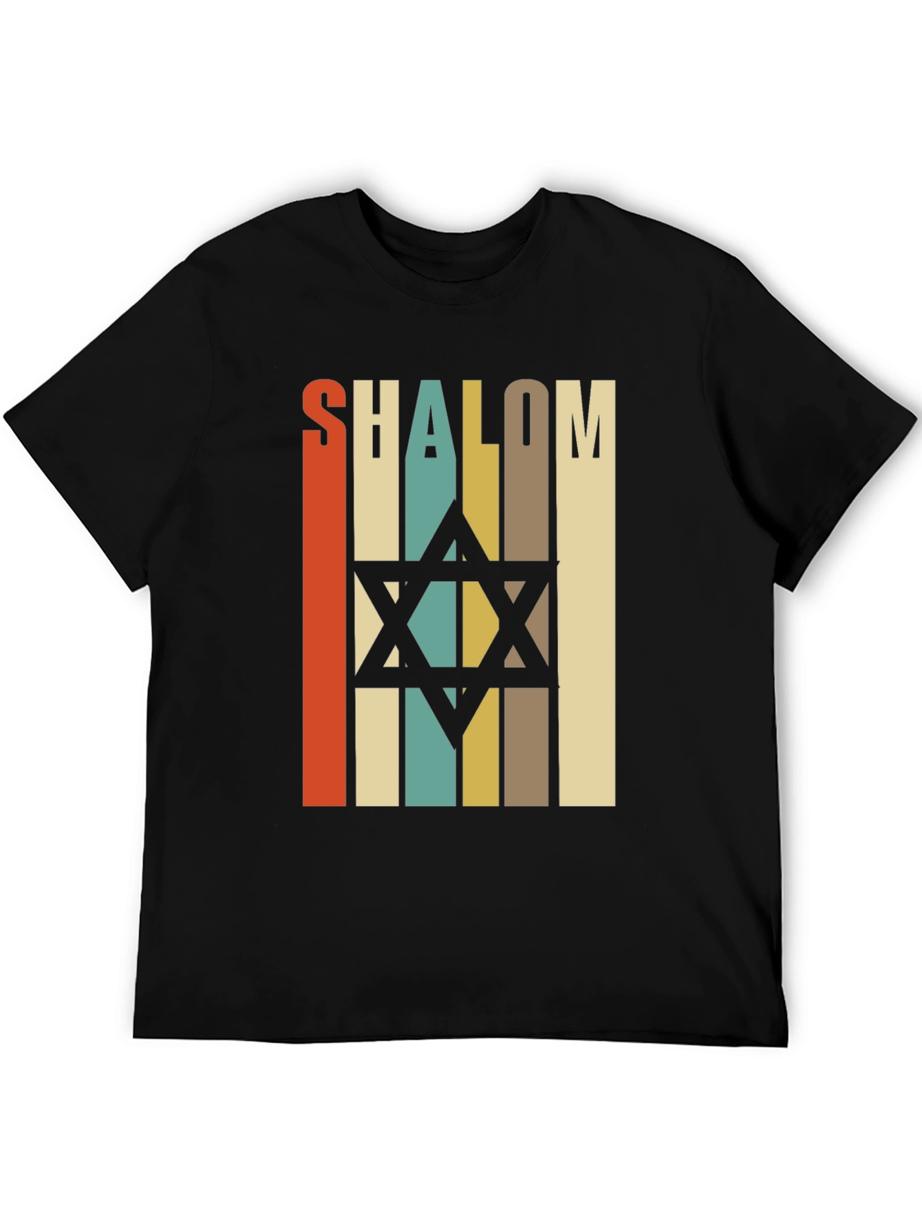 Shalom Star of David Retro T-Shirt