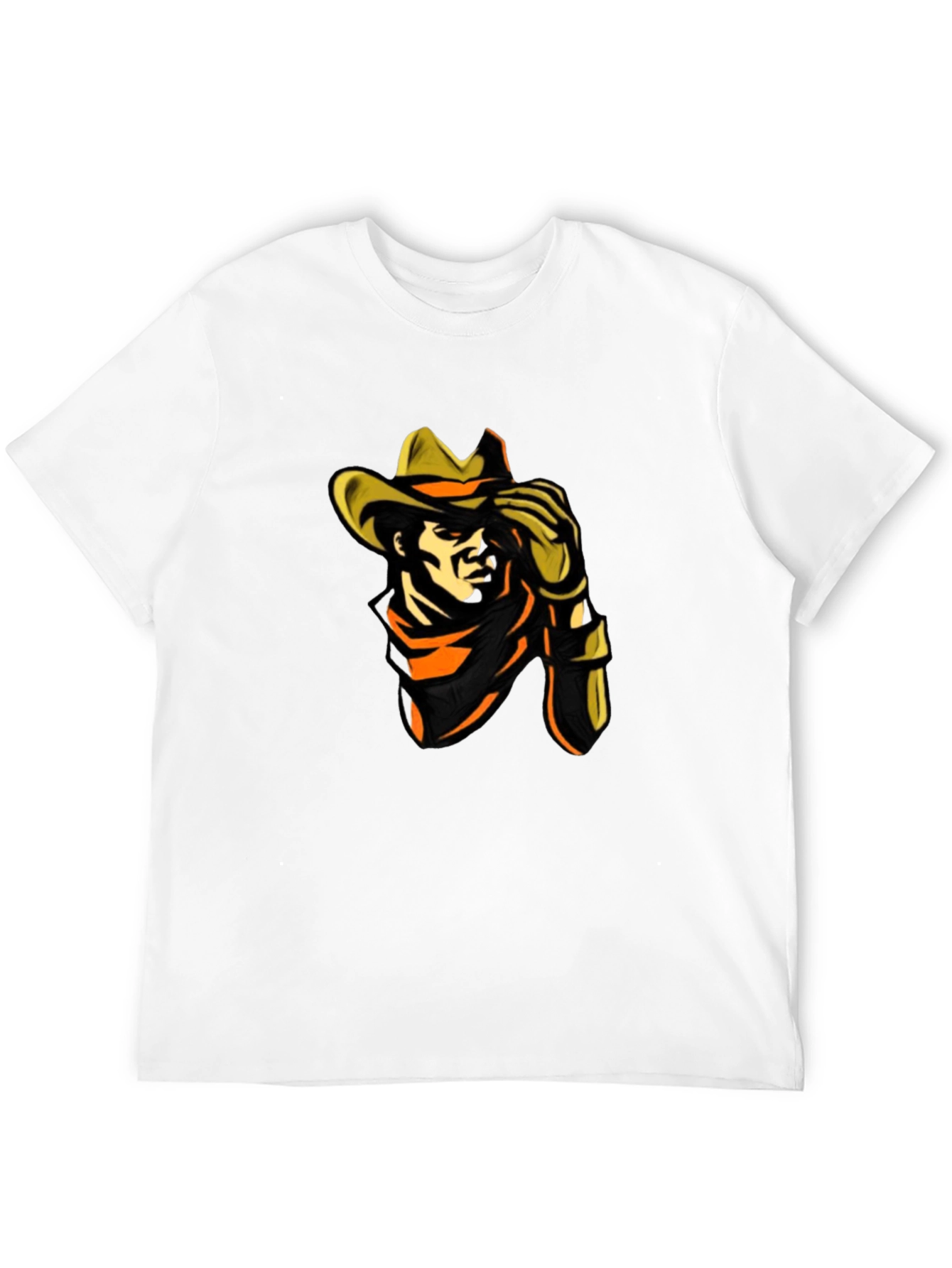 Cowboy Graphic Black T-Shirt