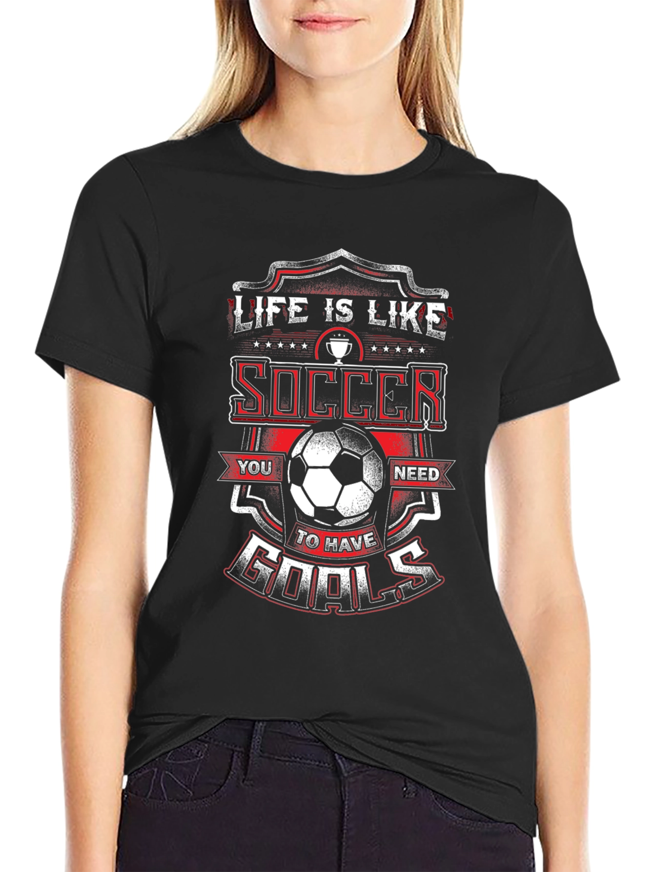 Life is Like Soccer Graphic Tee