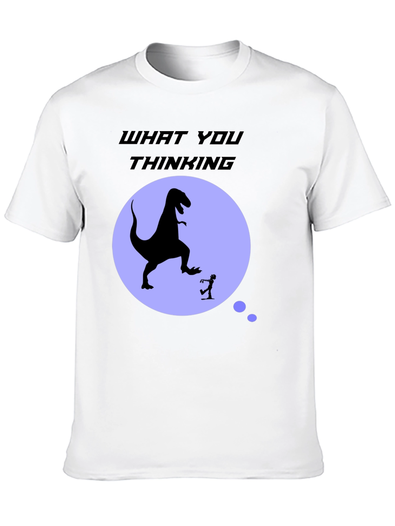 Funny T-Rex What You Thinking Graphic Tee