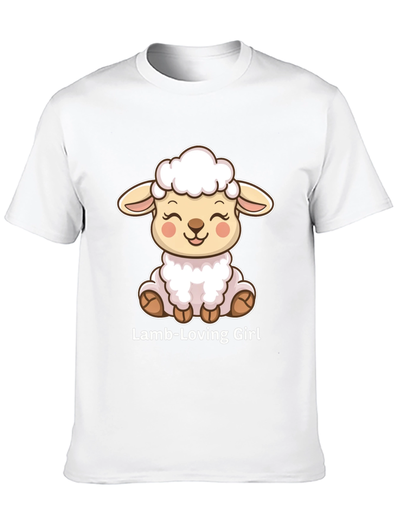 Lamb-Loving Girl Graphic Tee