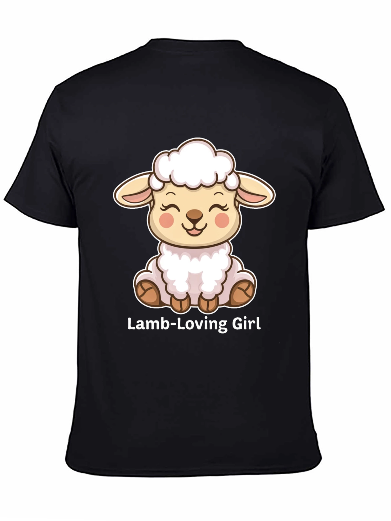Lamb-Loving Girl Graphic Tee