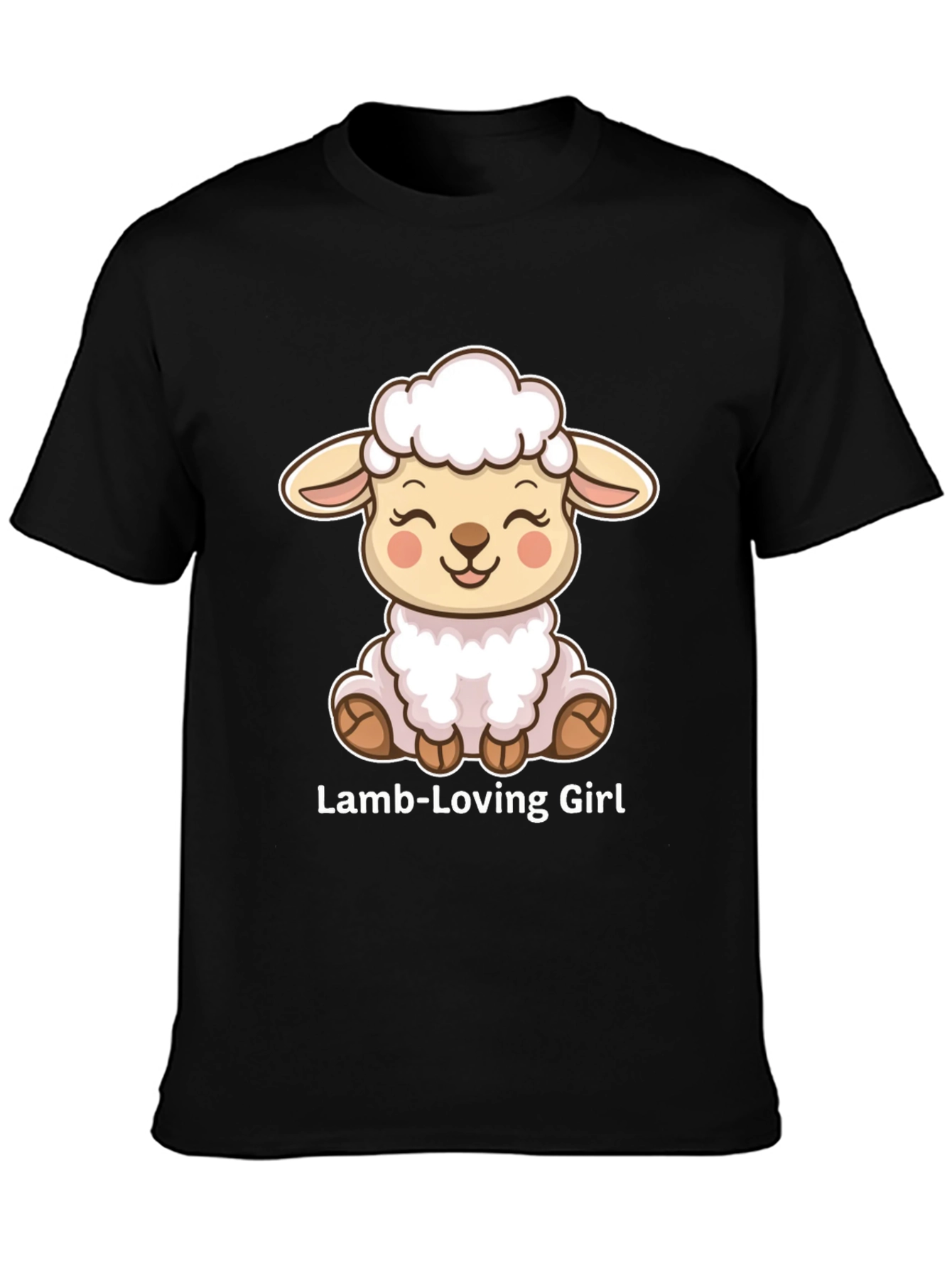 Lamb-Loving Girl Graphic Tee