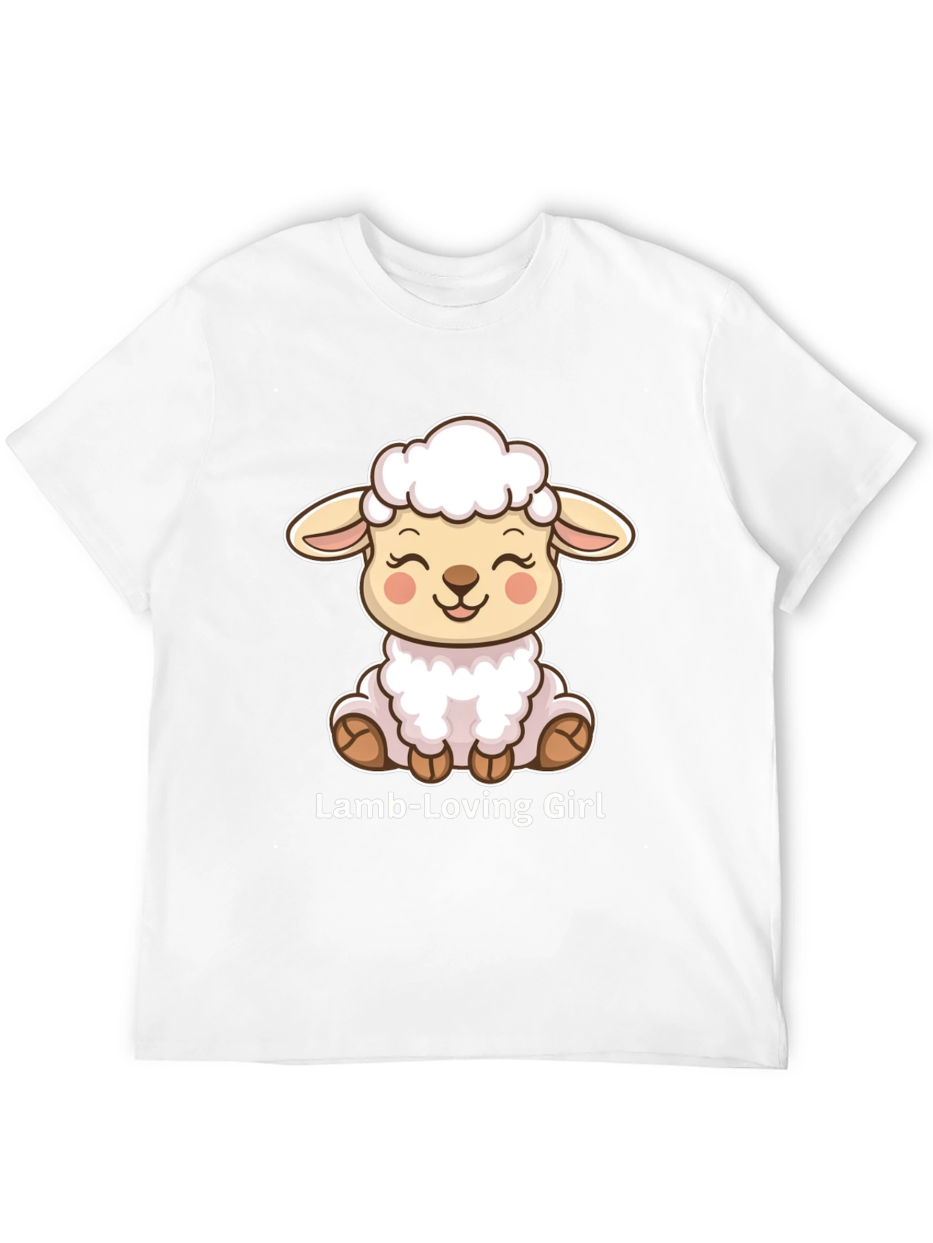 Lamb-Loving Girl Graphic Tee
