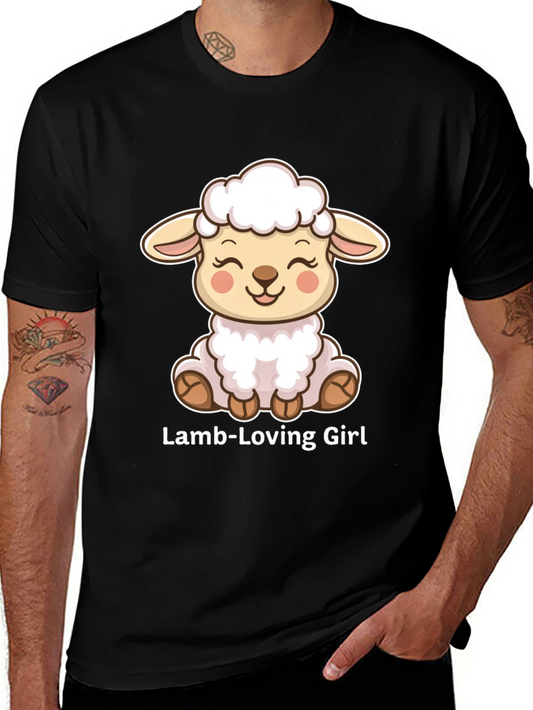 Lamb-Loving Girl Graphic Tee