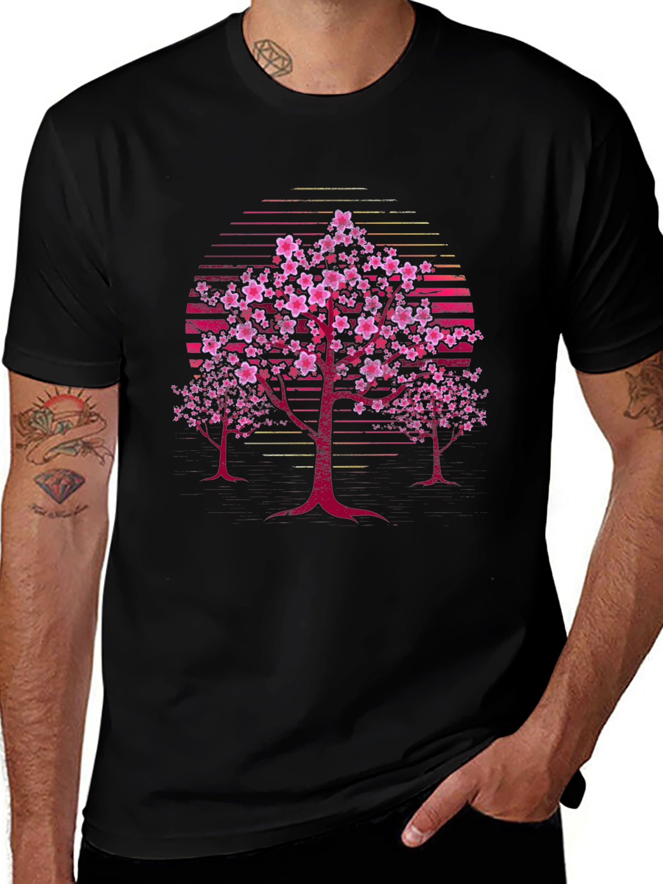 Cherry Blossom Tree T-Shirt Japanese Art