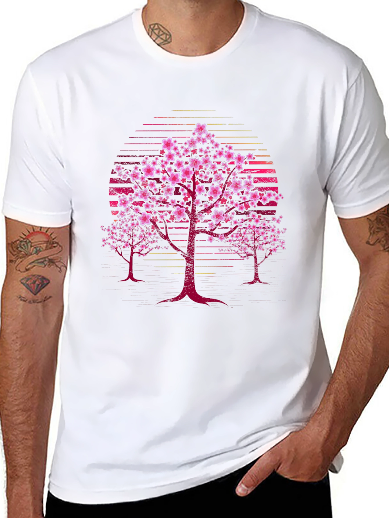 Cherry Blossom Tree T-Shirt Japanese Art