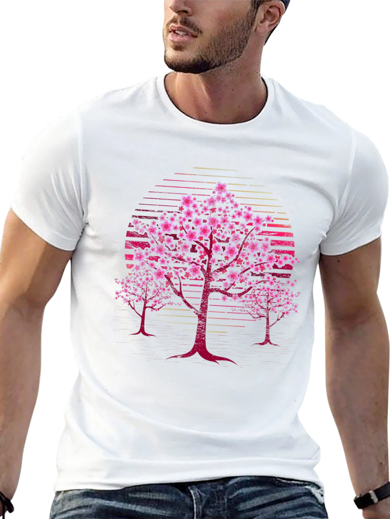 Cherry Blossom Tree T-Shirt Japanese Art