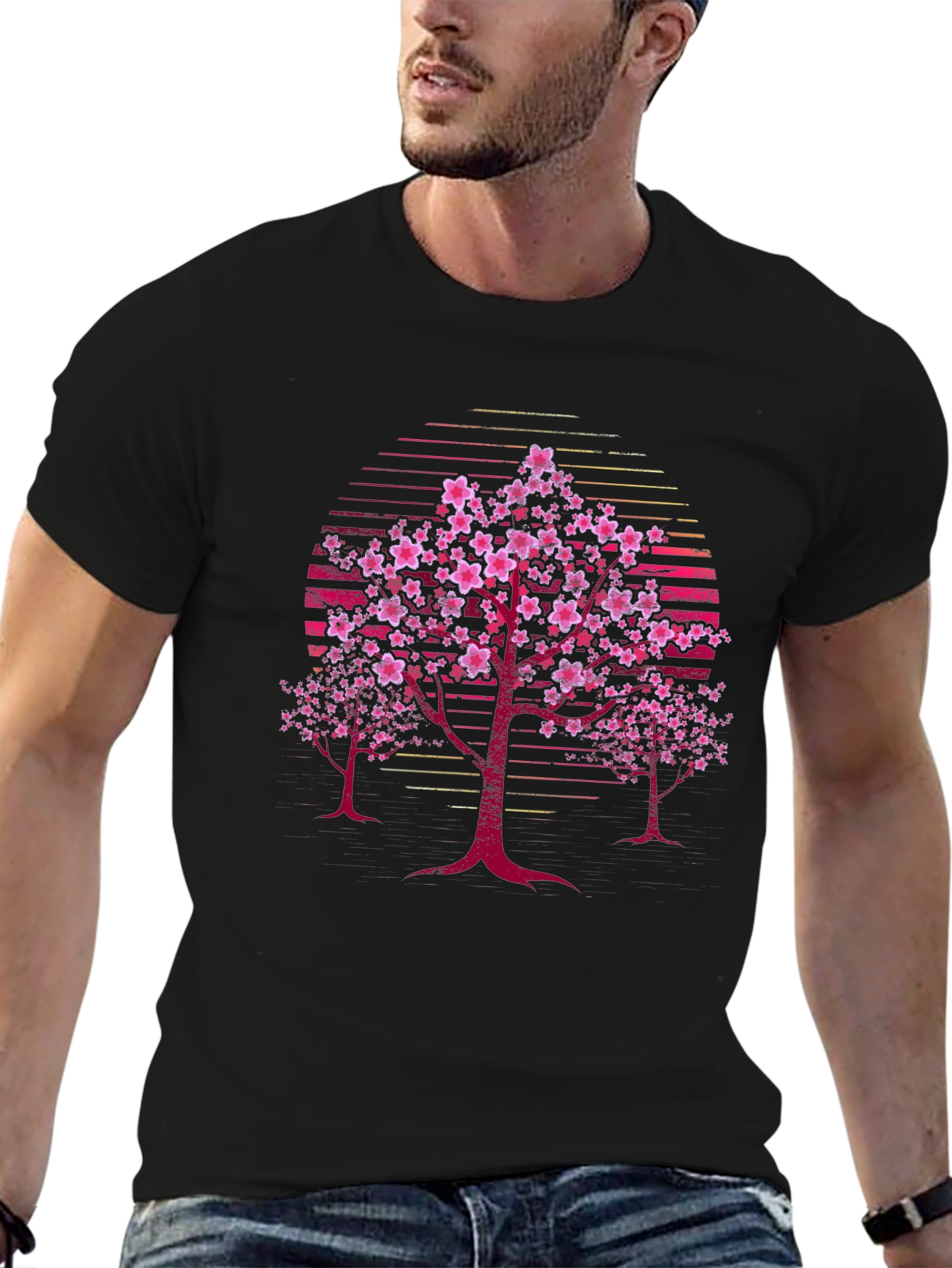 Cherry Blossom Tree T-Shirt Japanese Art