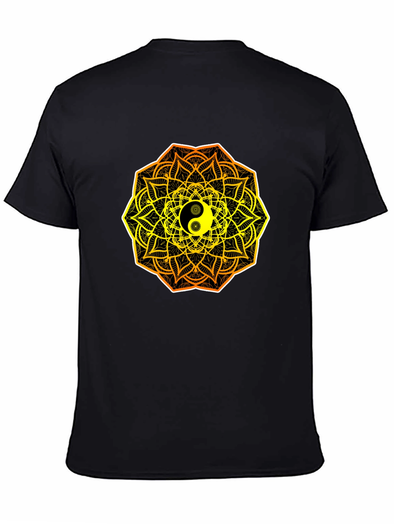Yin Yang Mandala Graphic T-Shirt - Stylish & Unique