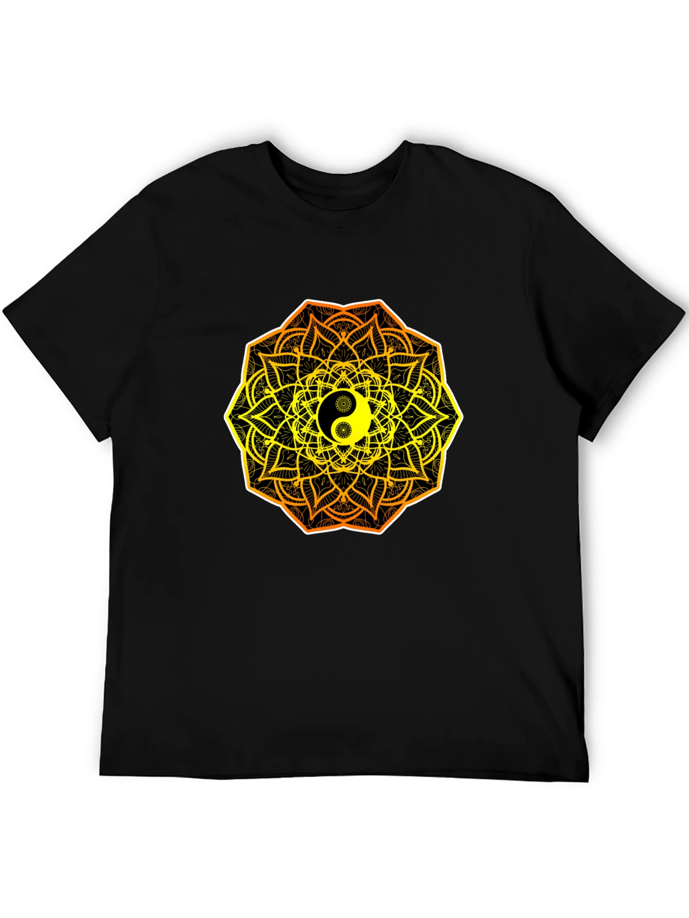 Yin Yang Mandala Graphic T-Shirt - Stylish & Unique