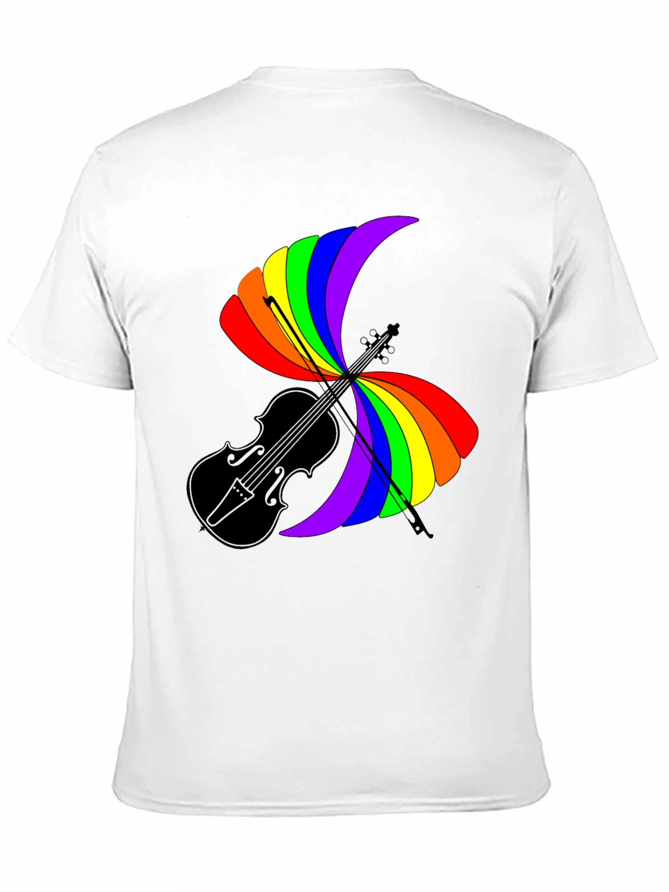 Rainbow Violin T-Shirt