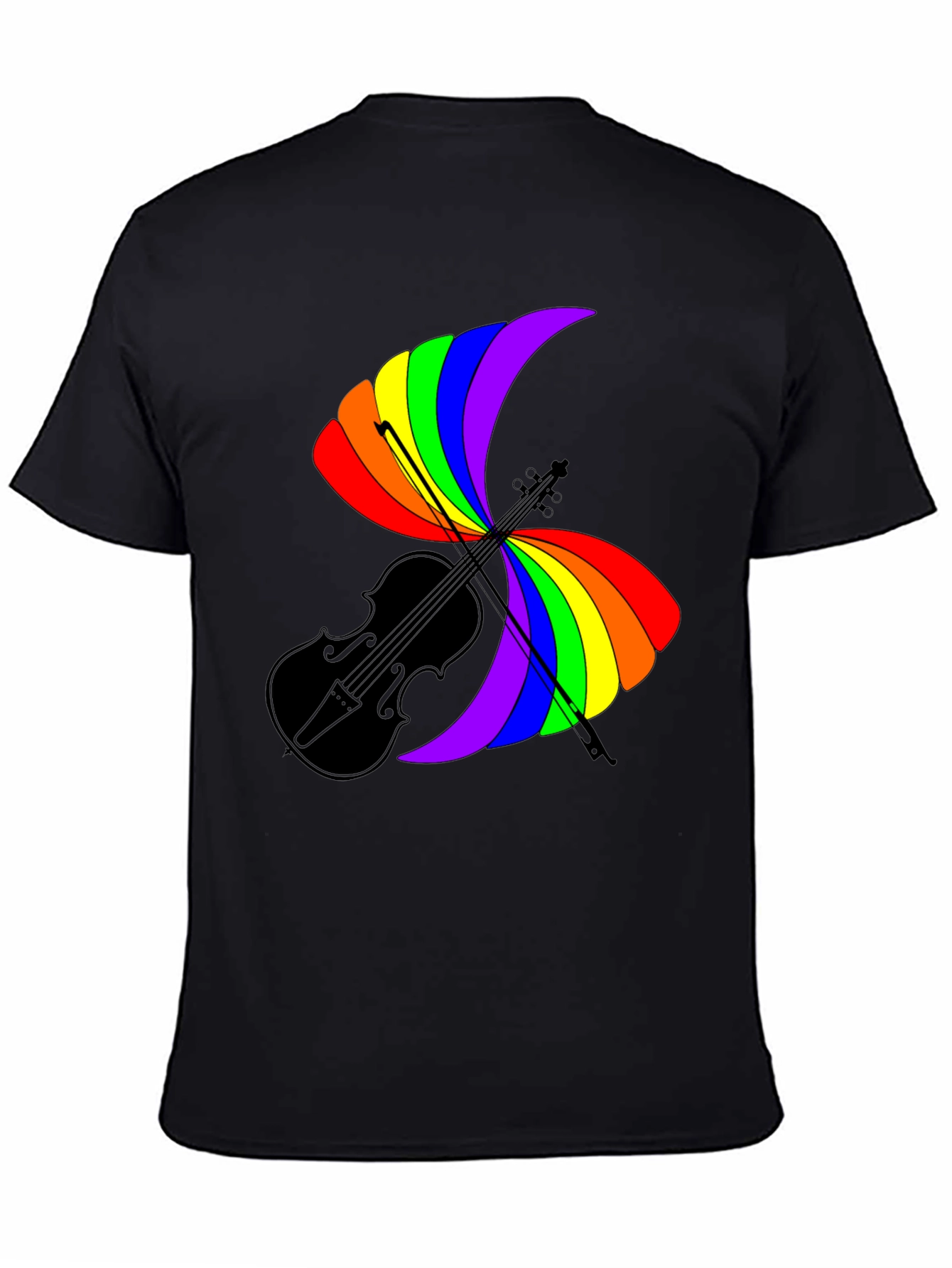 Rainbow Violin T-Shirt