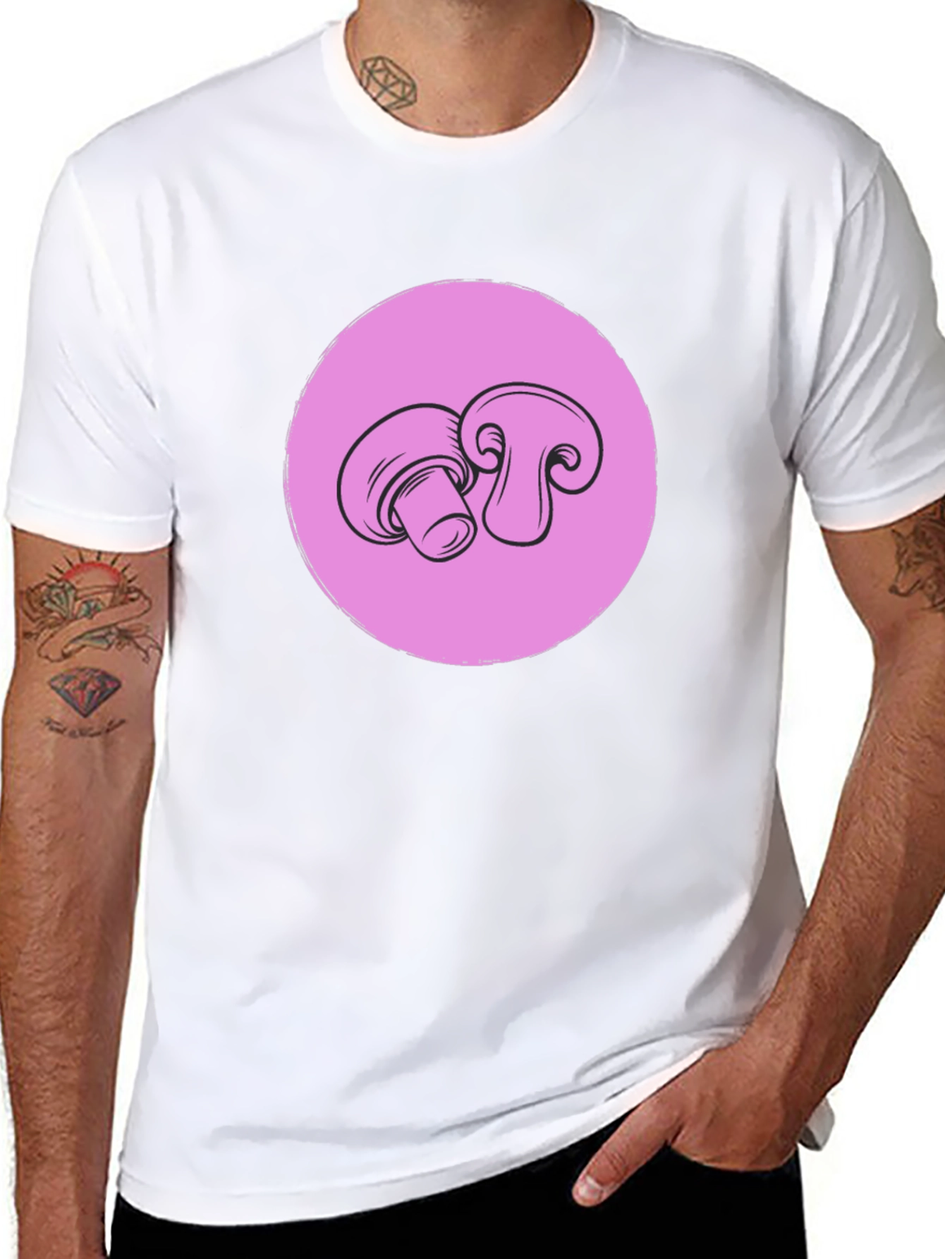 Mushroom Graphic Tee - Unique Design!