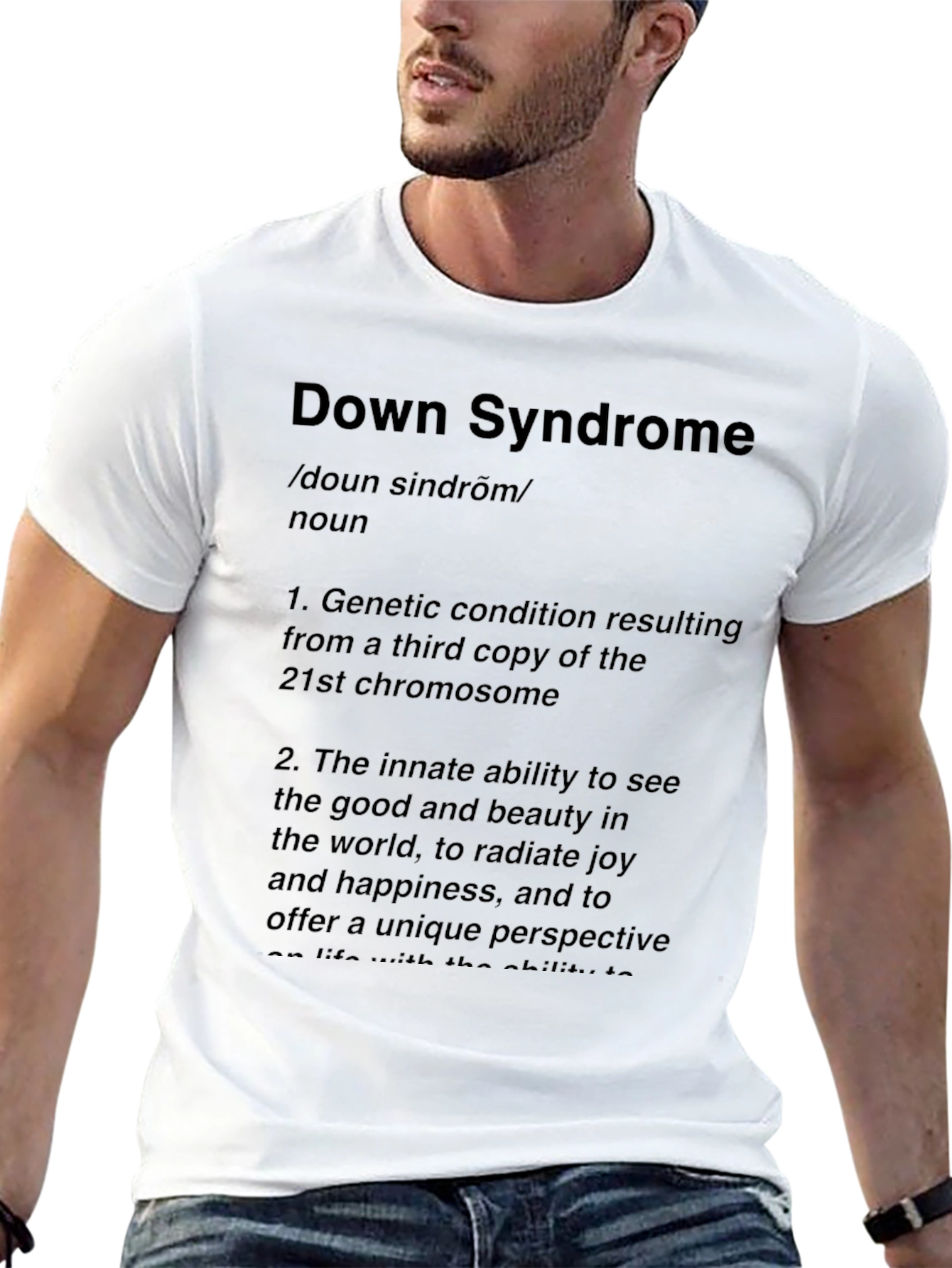 Down Syndrome Definition Graphic T-Shirt