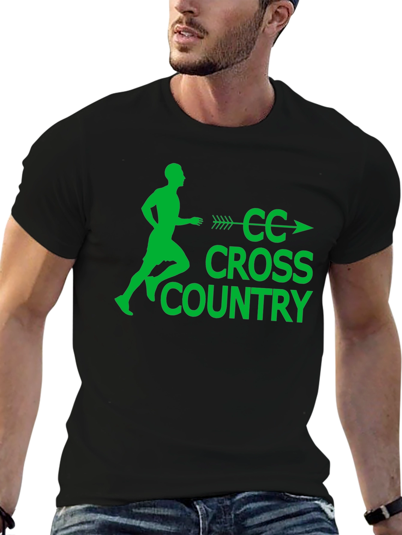 Cross Country Runner Graphic T-Shirt