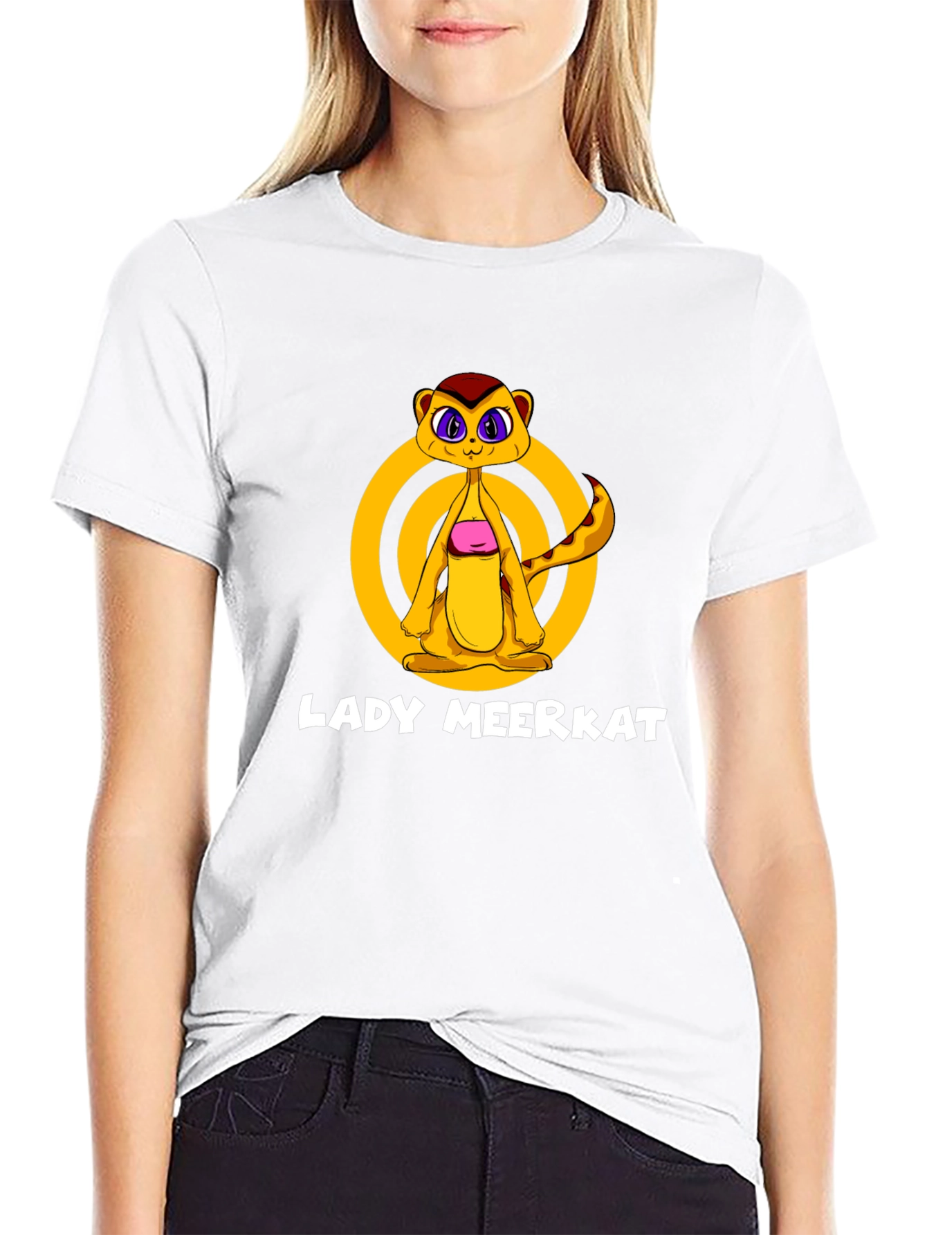 Lady Meerkat Graphic Tee
