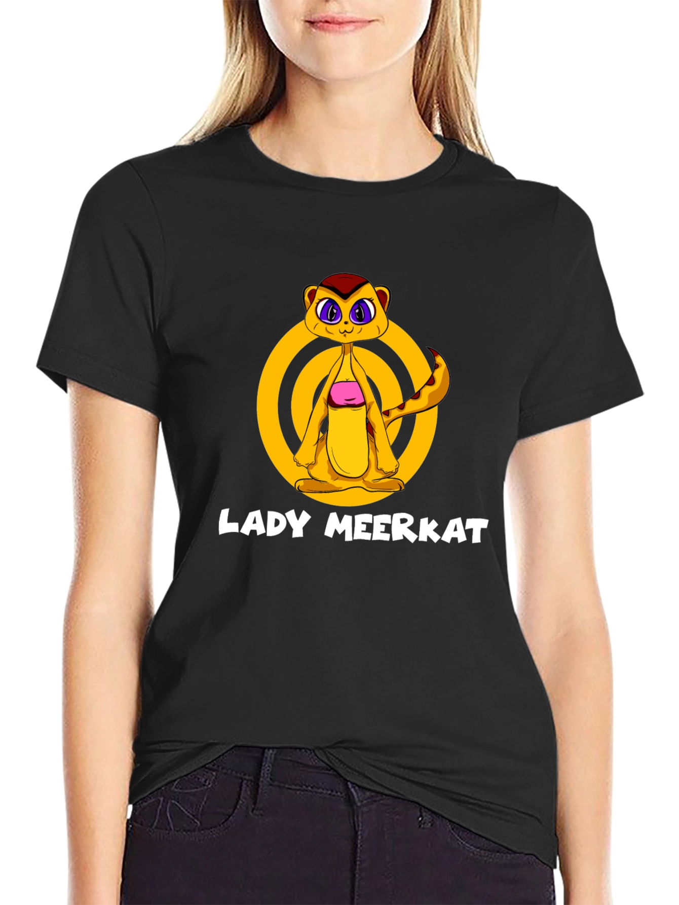 Lady Meerkat Graphic Tee