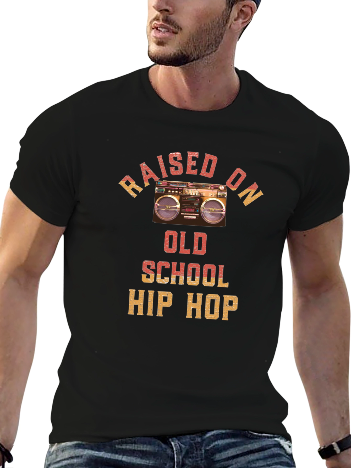 Raised on Old School Hip Hop T-Shirt