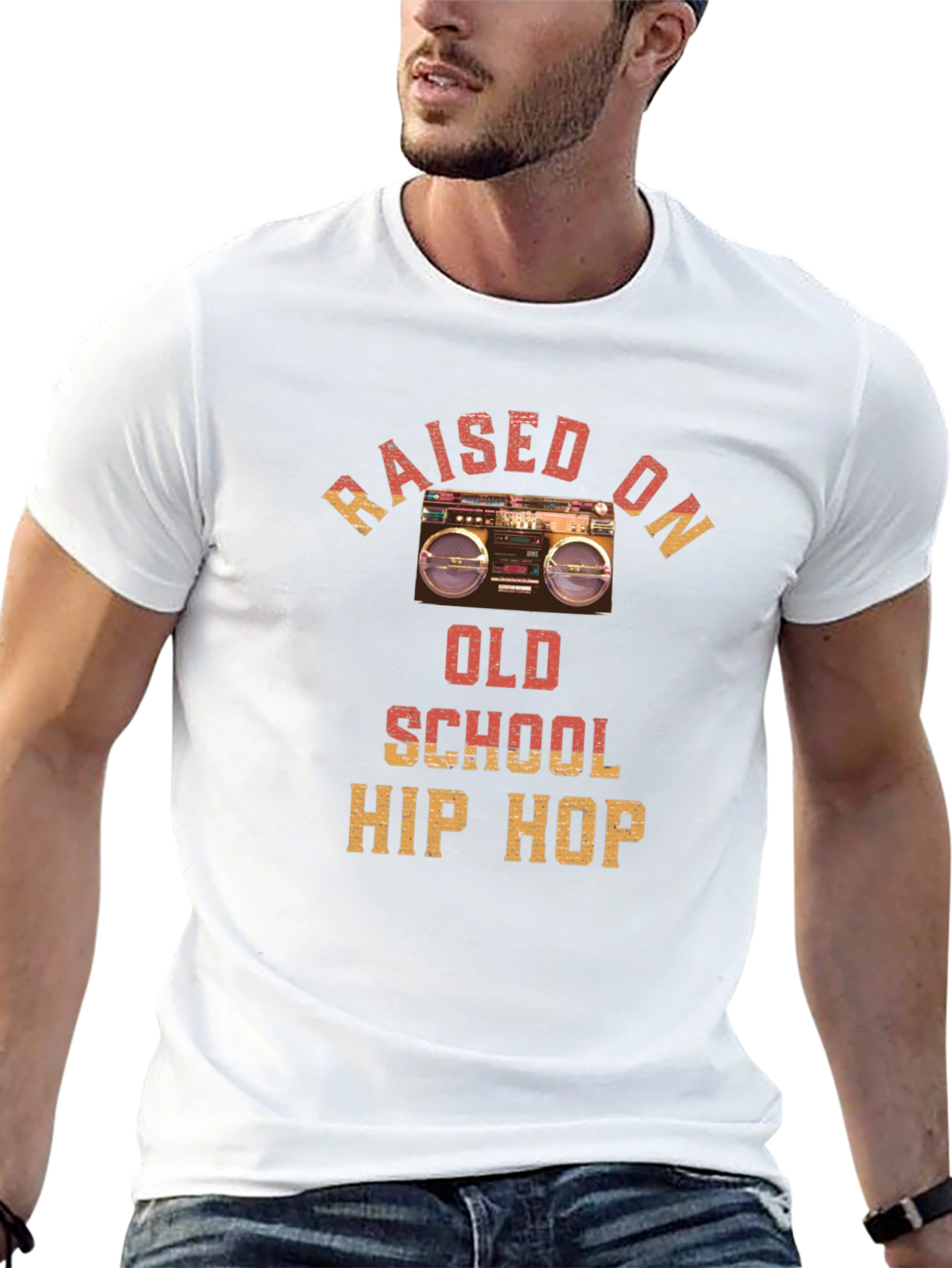 Raised on Old School Hip Hop T-Shirt