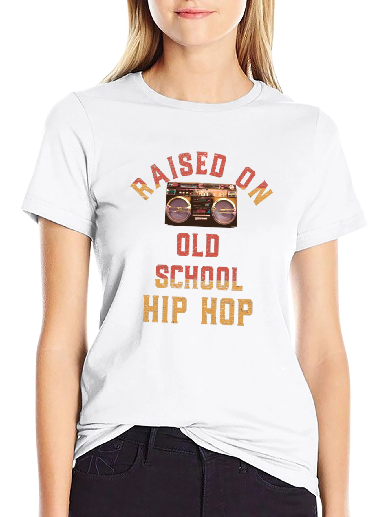 Raised on Old School Hip Hop T-Shirt