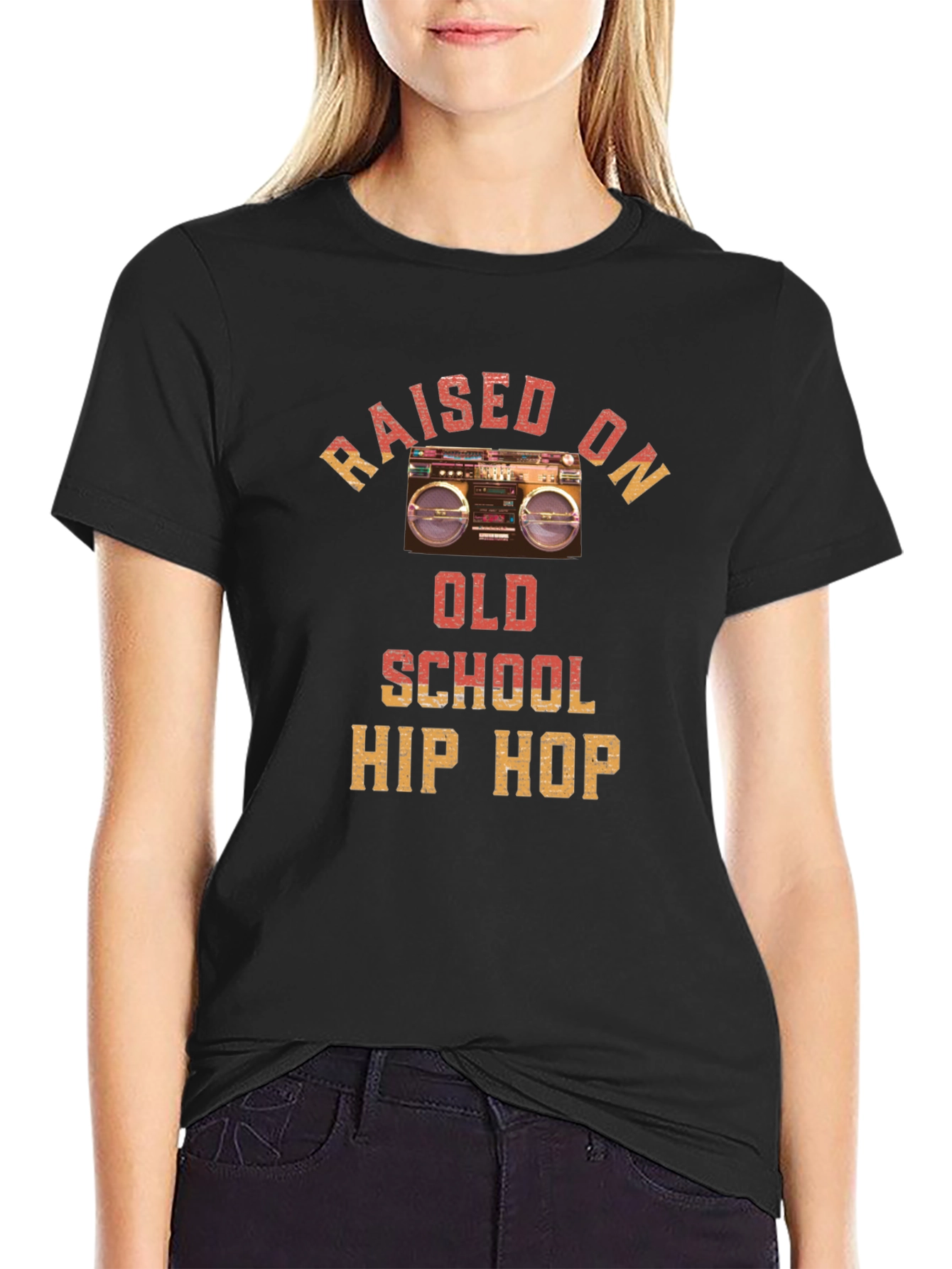 Raised on Old School Hip Hop T-Shirt