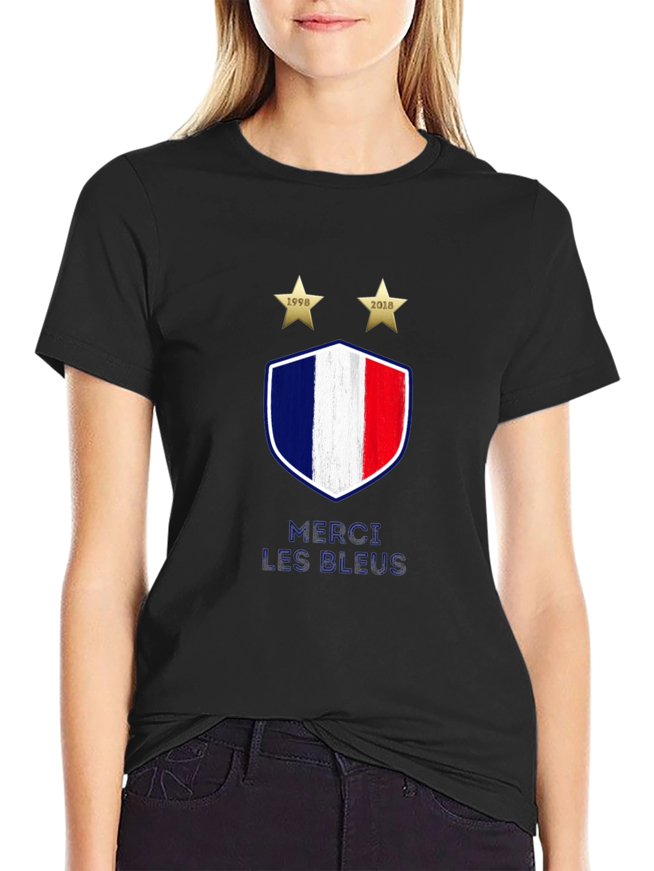 France Soccer Merci Les Bleus T-Shirt