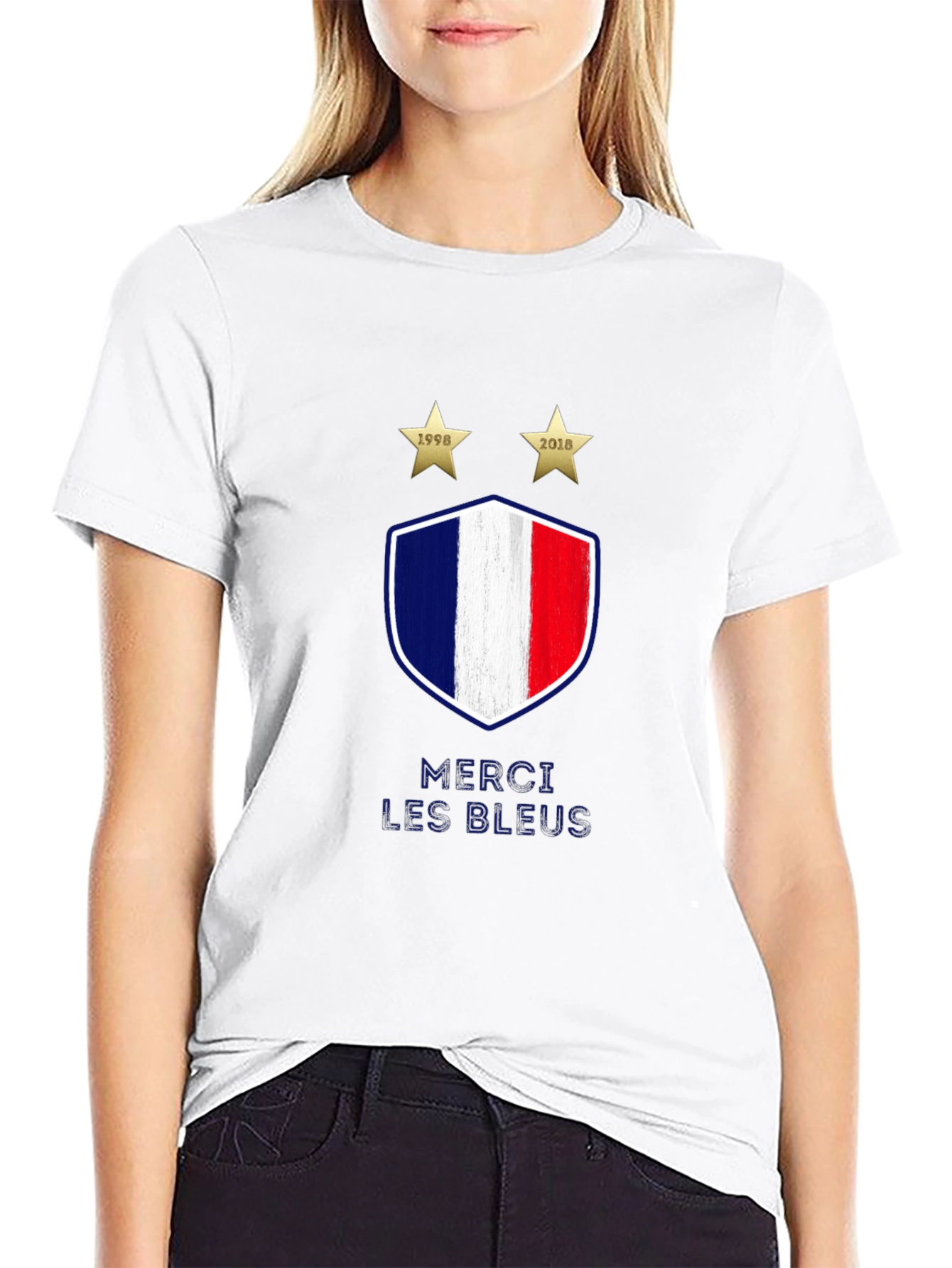 France Soccer Merci Les Bleus T-Shirt