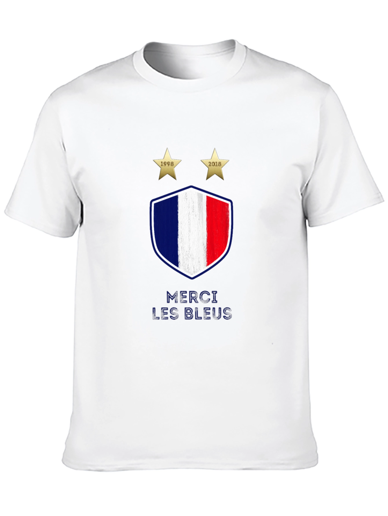 France Soccer Merci Les Bleus T-Shirt