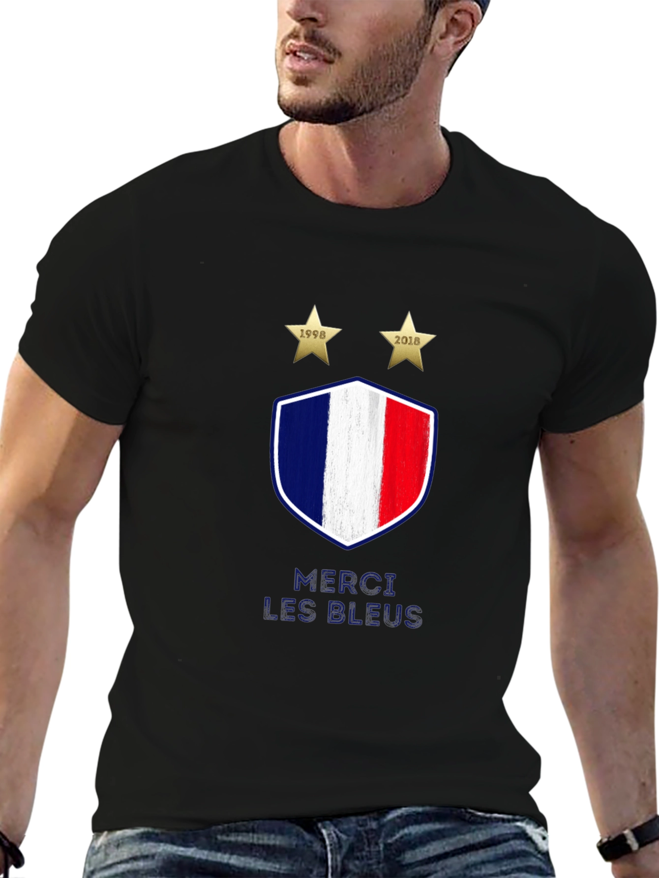 France Soccer Merci Les Bleus T-Shirt