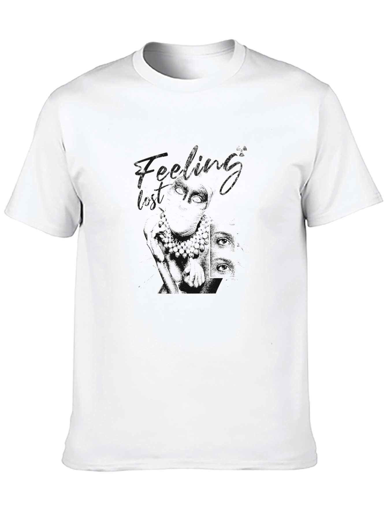 Plain Black Crew Neck Short Sleeve T-Shirt