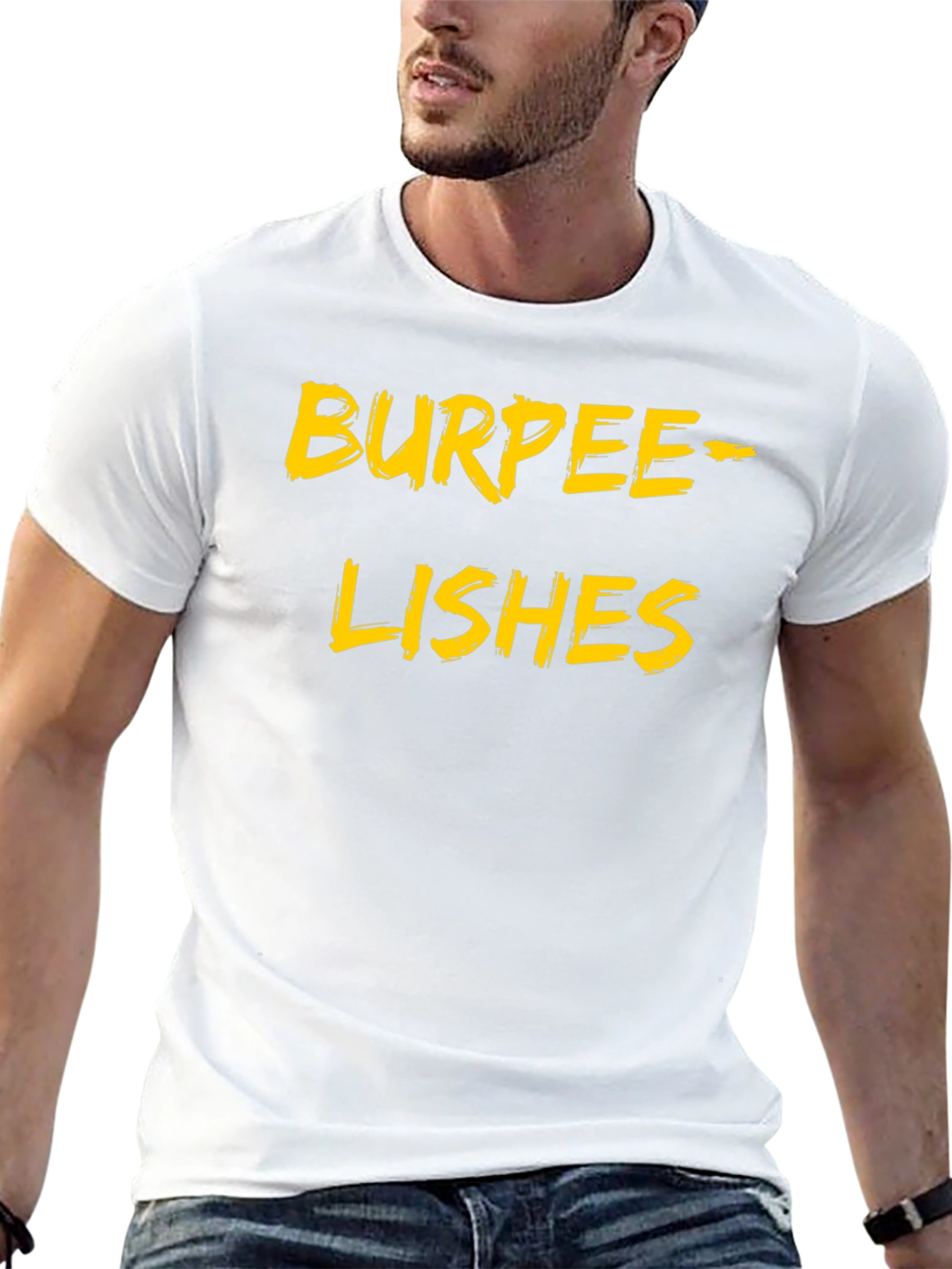 Burpeelishes Black T-Shirt Funny Workout