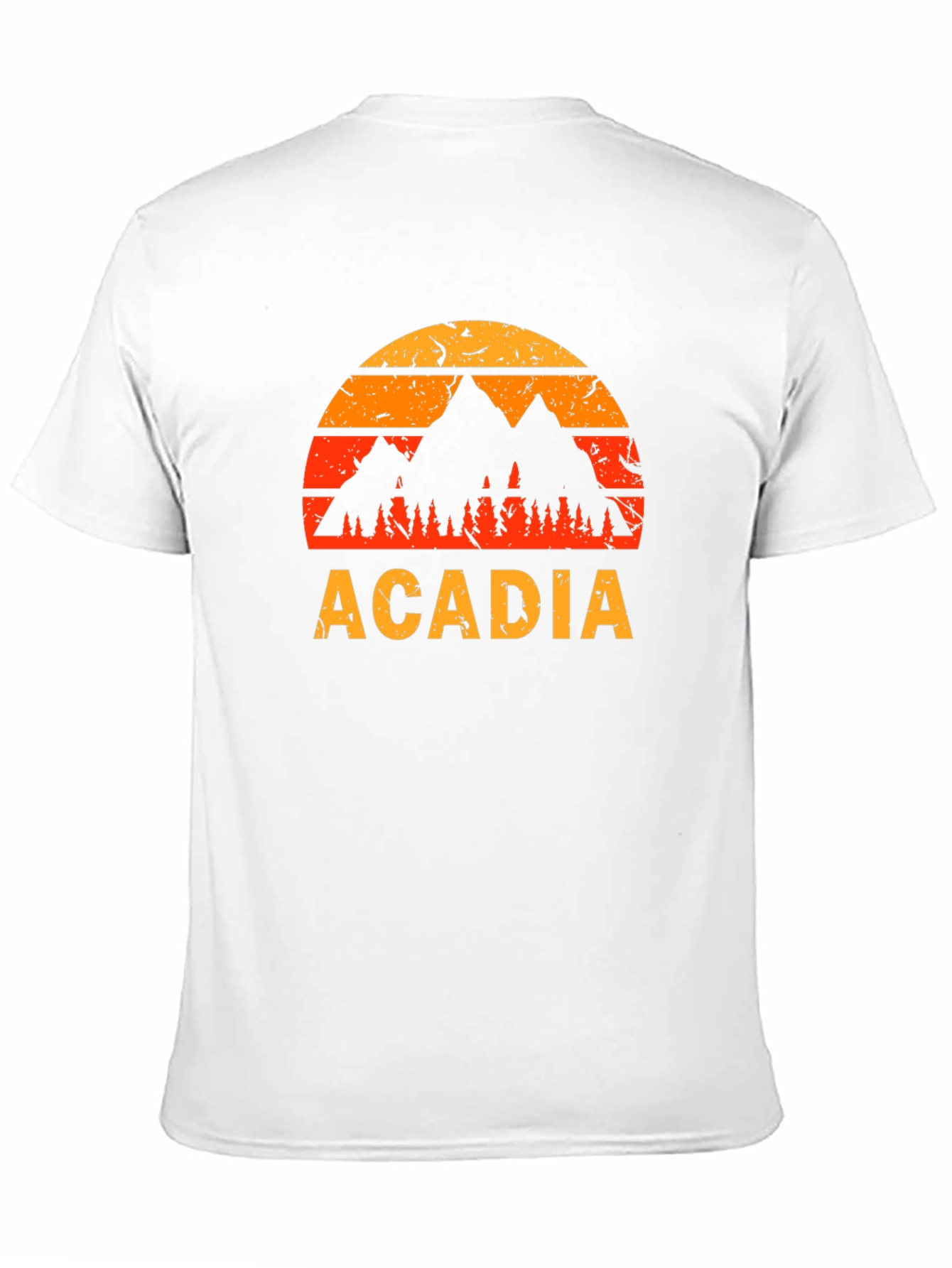 Acadia Mountain Sunset Graphic T-Shirt