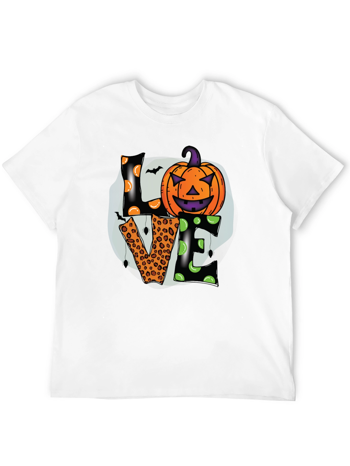 Halloween Love T-Shirt Pumpkin Design