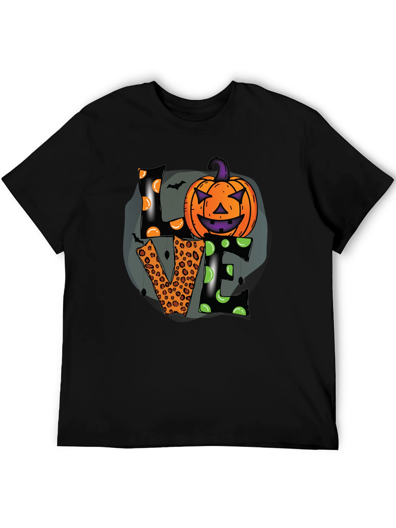 Halloween Love T-Shirt Pumpkin Design