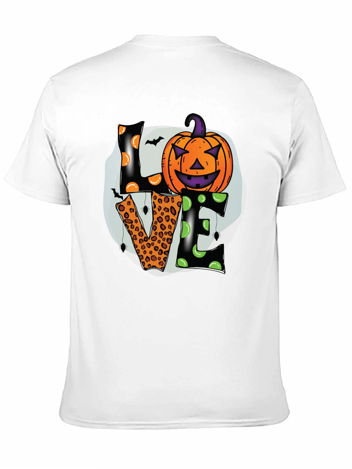 Halloween Love T-Shirt Pumpkin Design