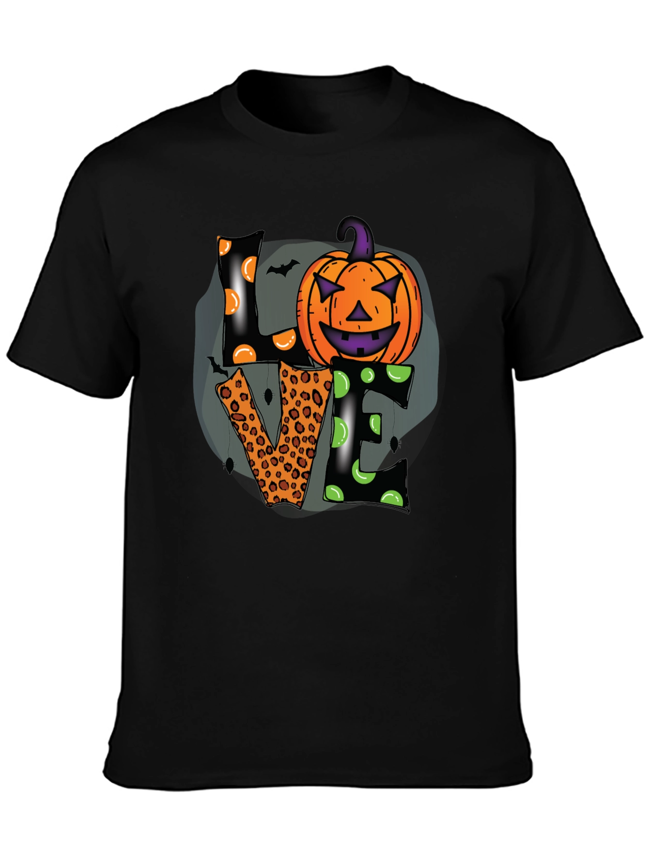 Halloween Love T-Shirt Pumpkin Design