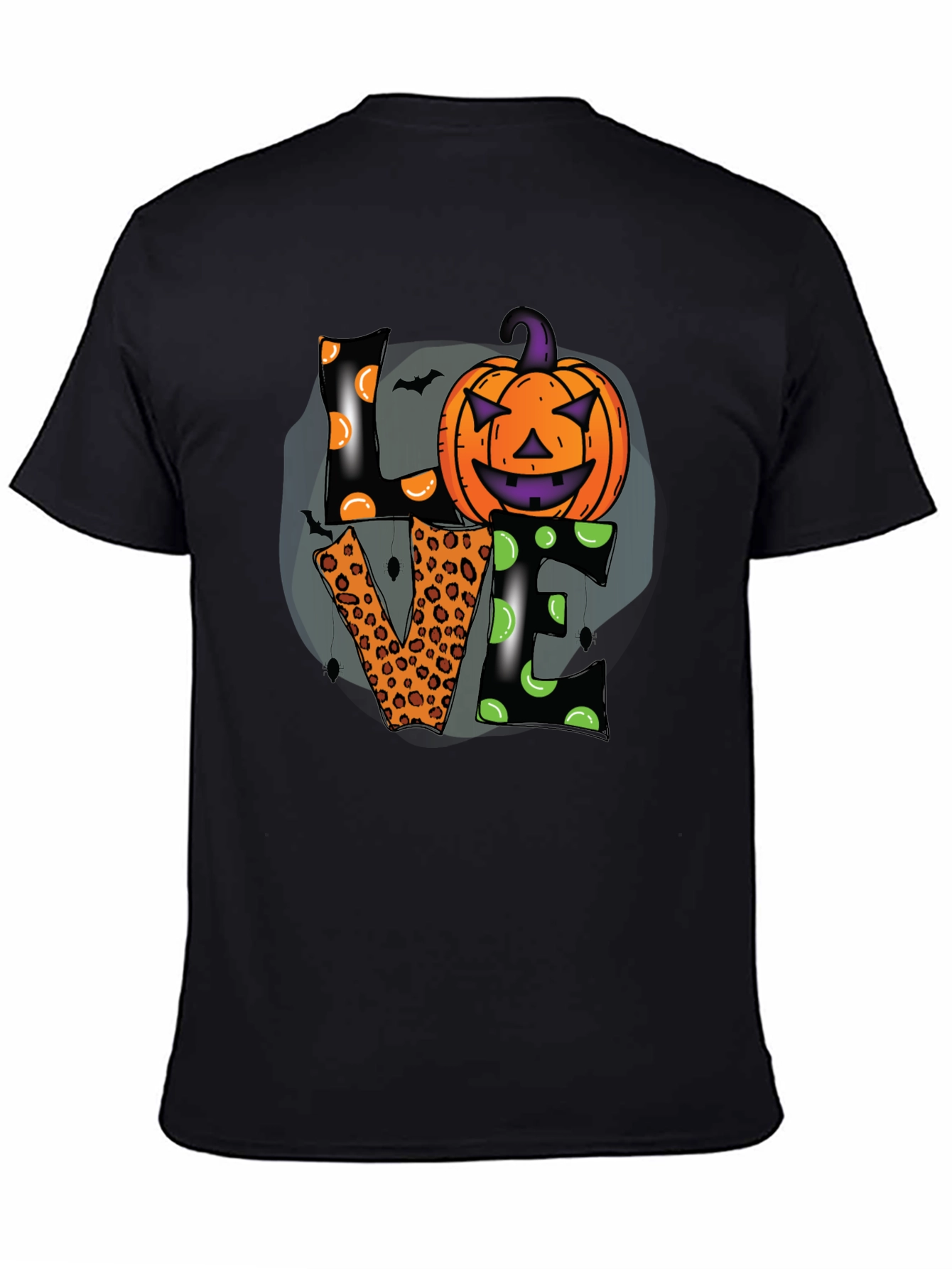 Halloween Love T-Shirt Pumpkin Design