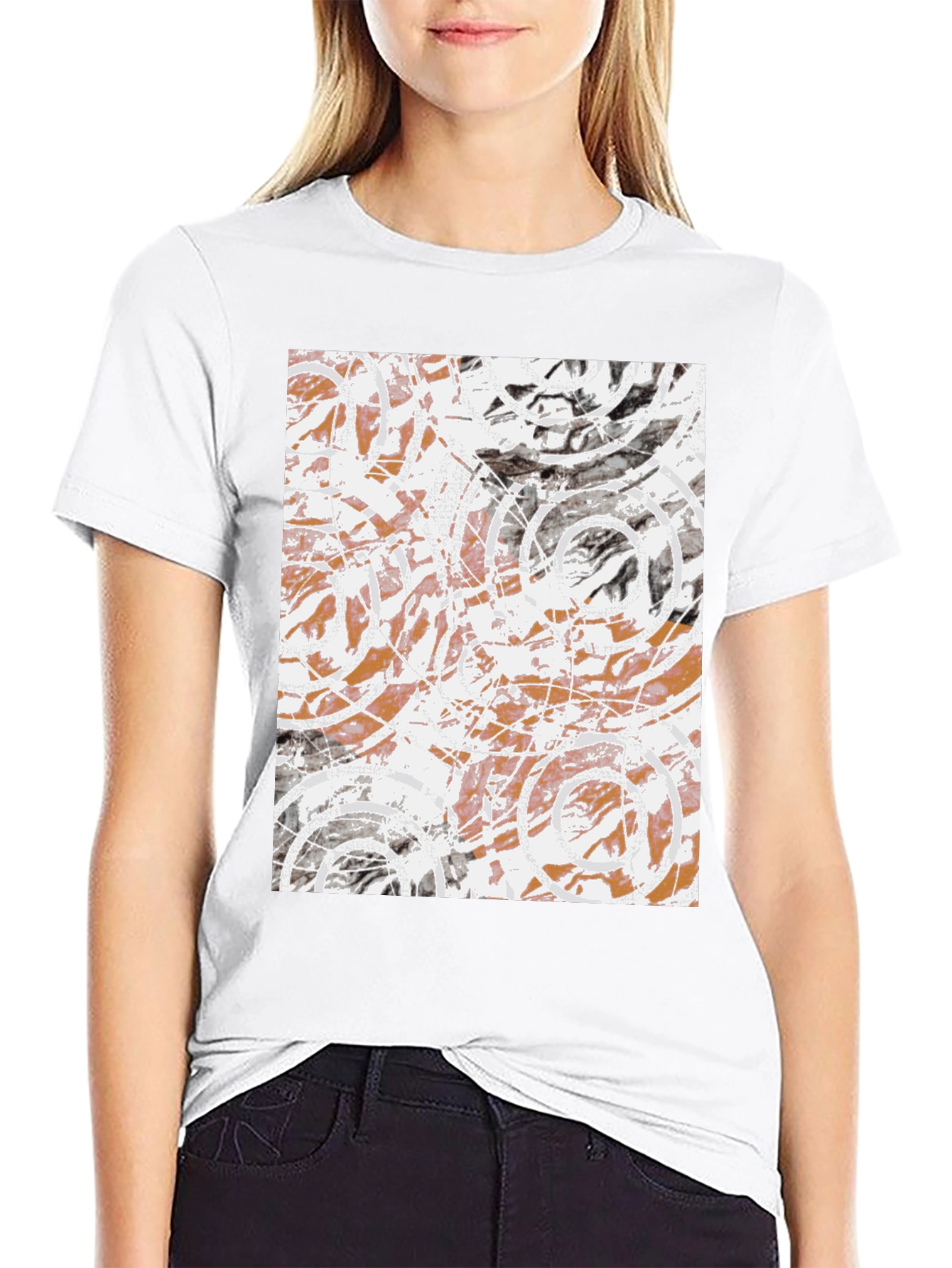 Abstract Art Graphic Tee - Modern Design
