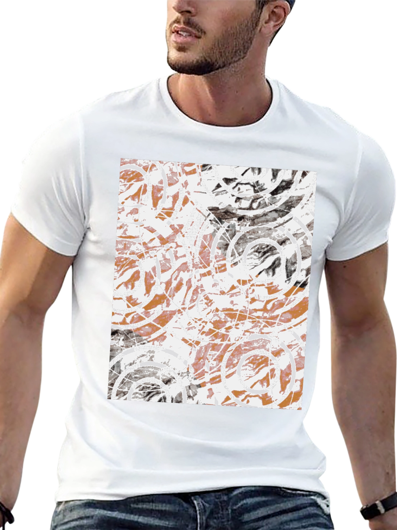 Abstract Art Graphic Tee - Modern Design