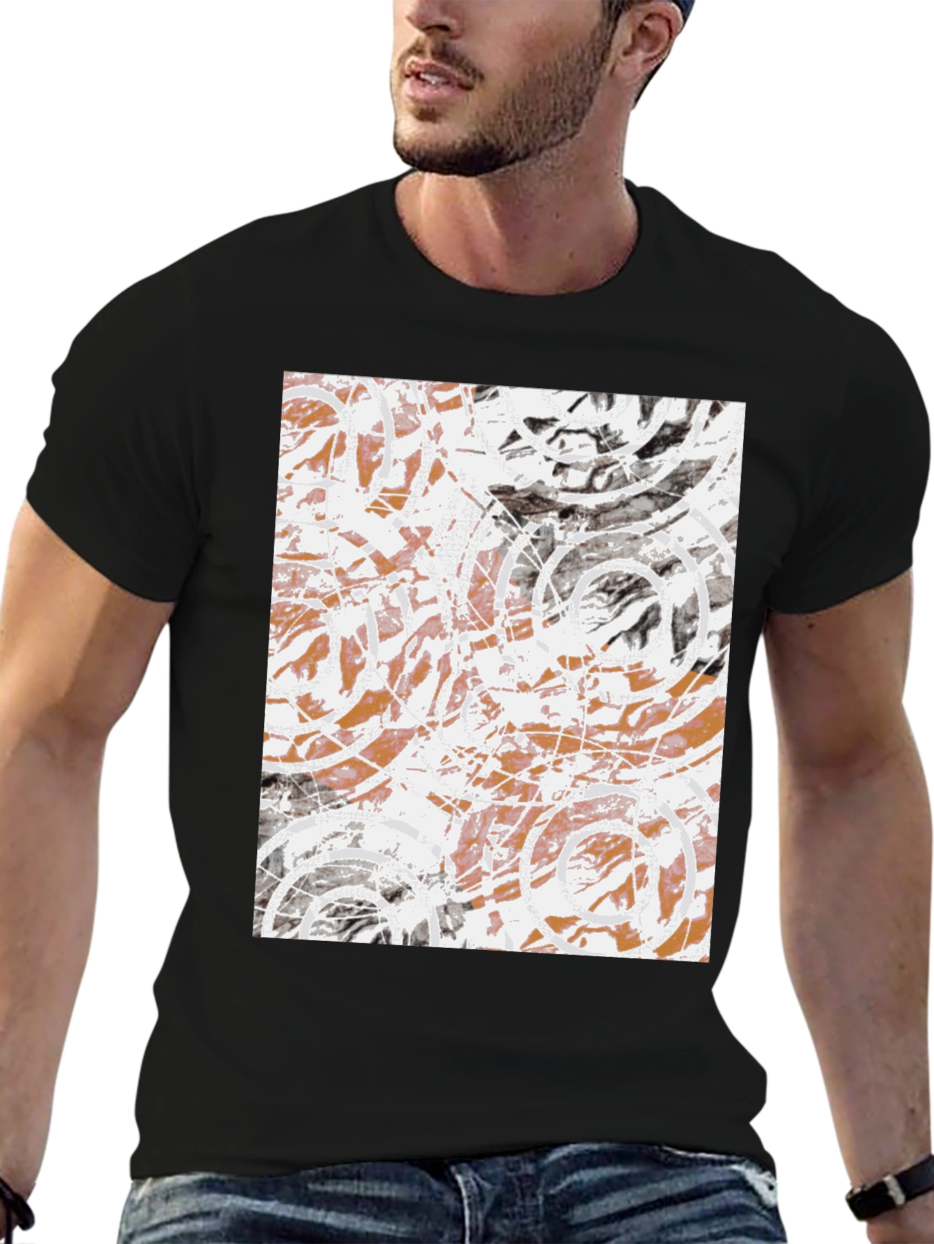 Abstract Art Graphic Tee - Modern Design