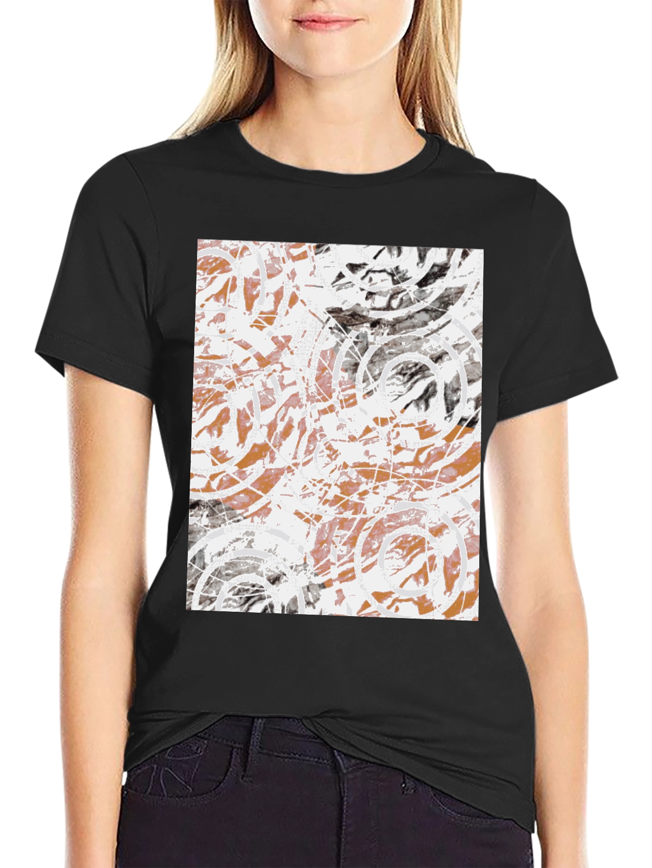 Abstract Art Graphic Tee - Modern Design