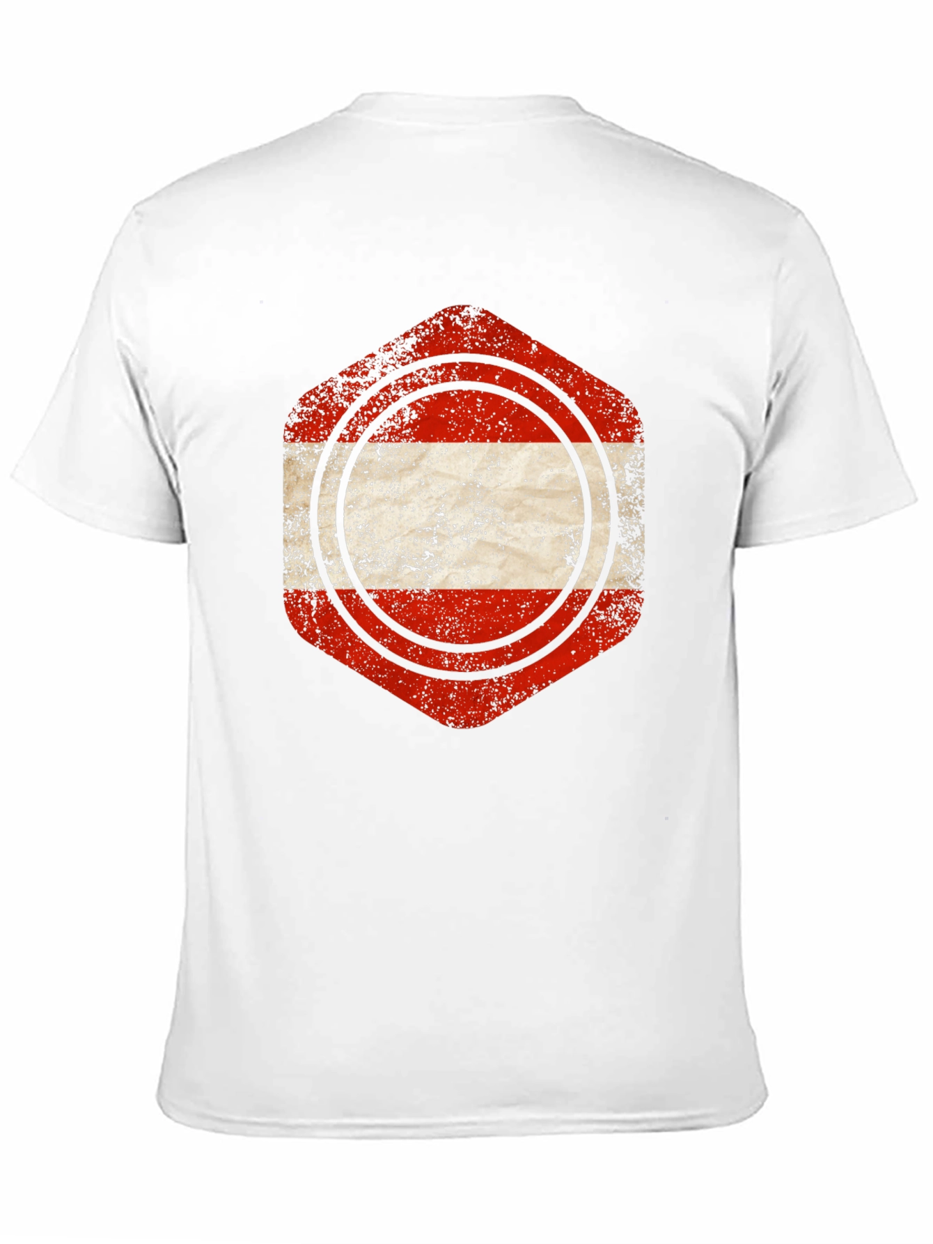 Austria Flag Distressed Graphic Tee