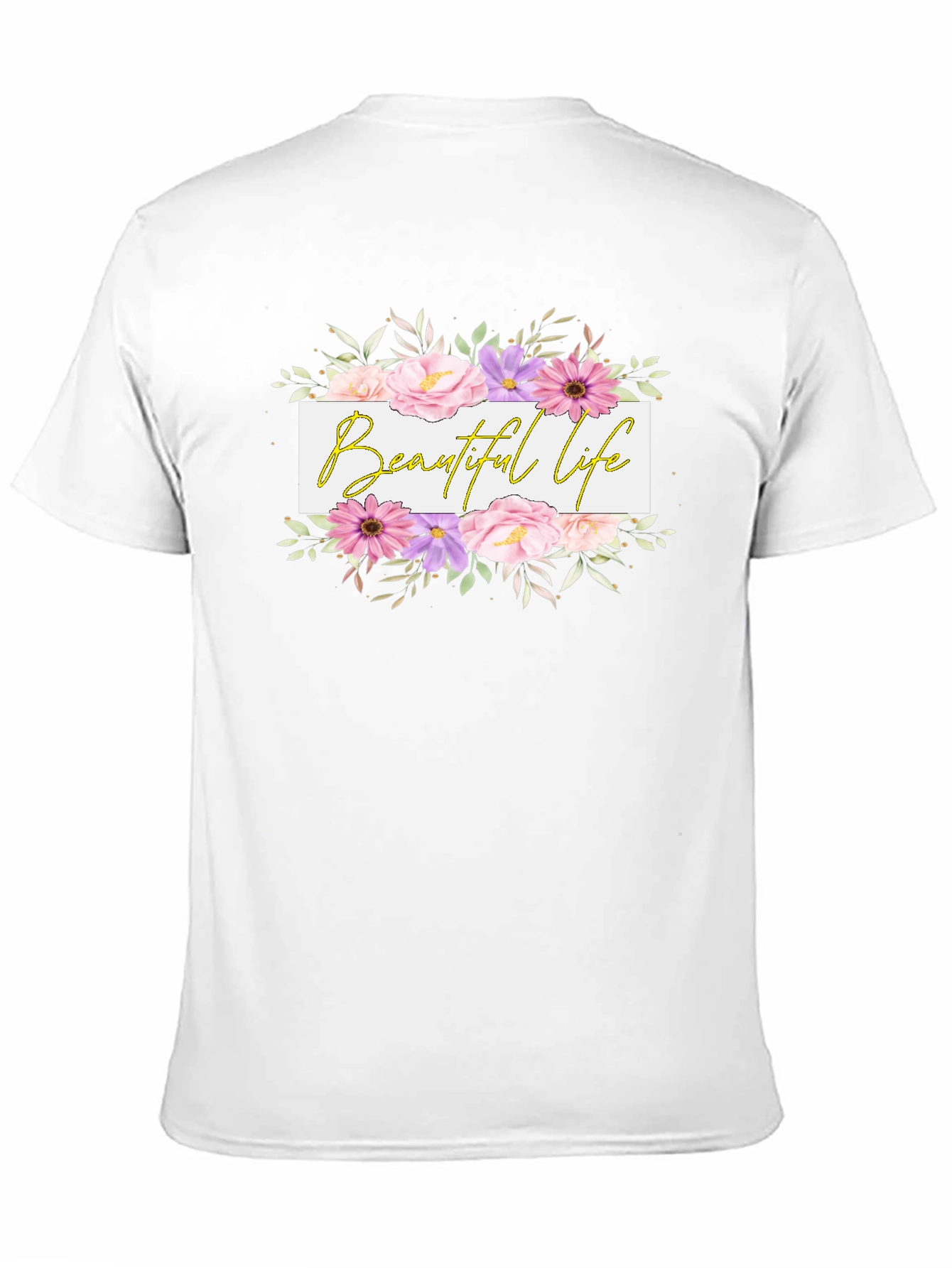 Beautiful Life Floral Graphic T-Shirt